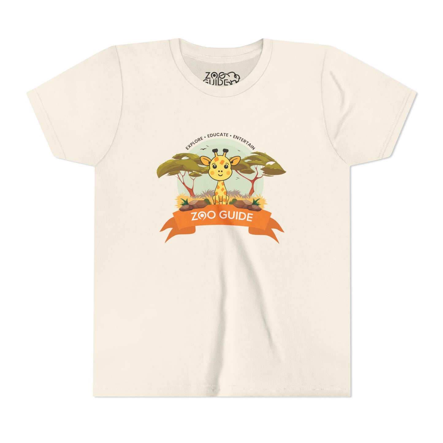 Giraffe Youth Short Sleeve Tee by Zoo Guide™
