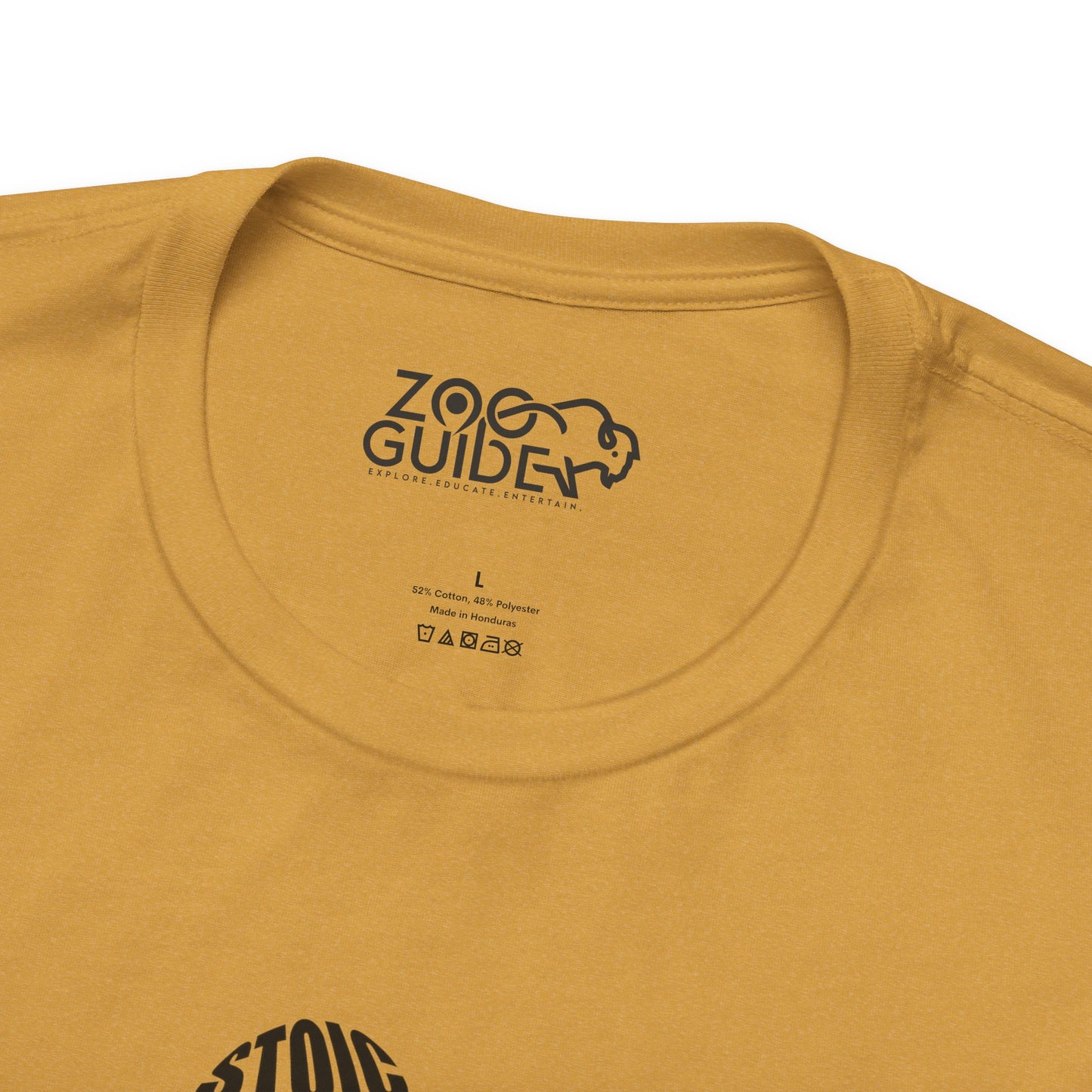Gorilla Word Art Adult Unisex Short Sleeve Tee by Zoo Guide™