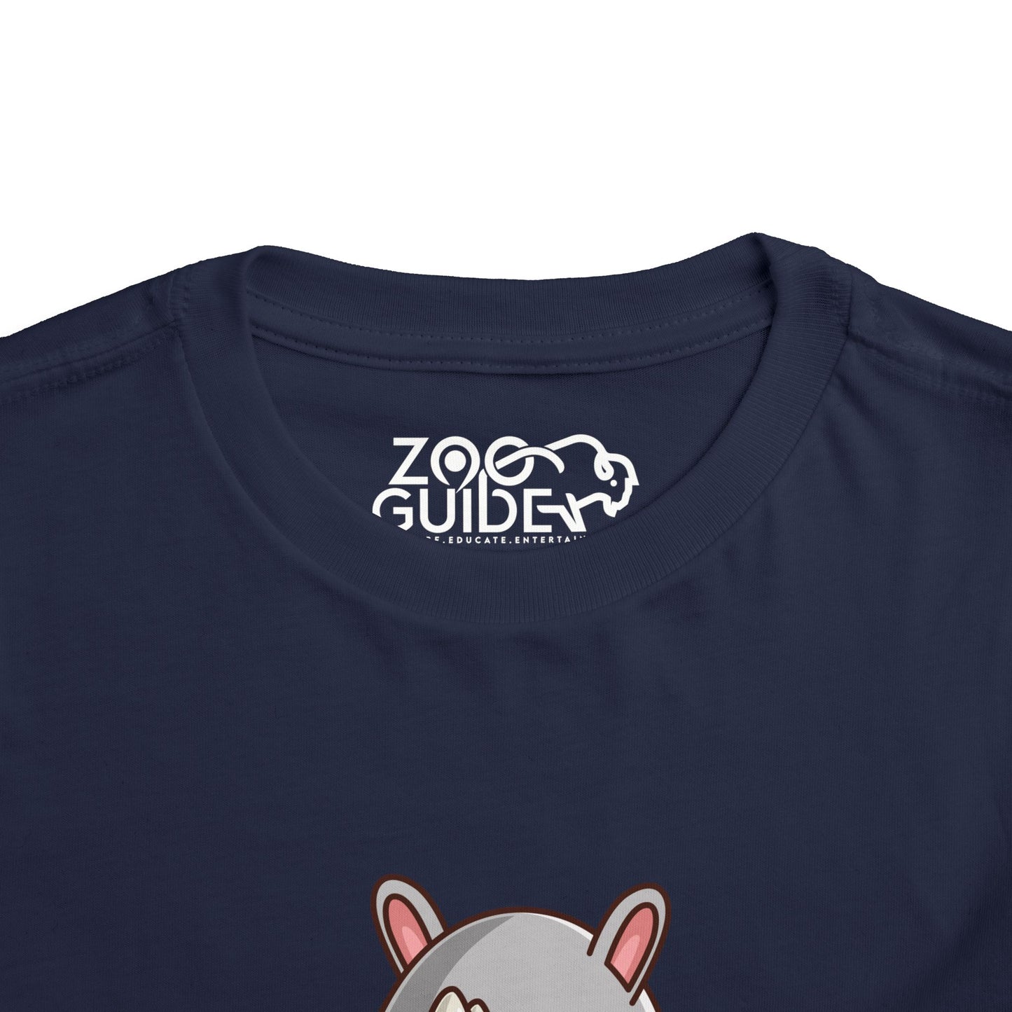 Rhino Snakin' Kawaii Style Toddler Tee Shirt by Zoo Guide™