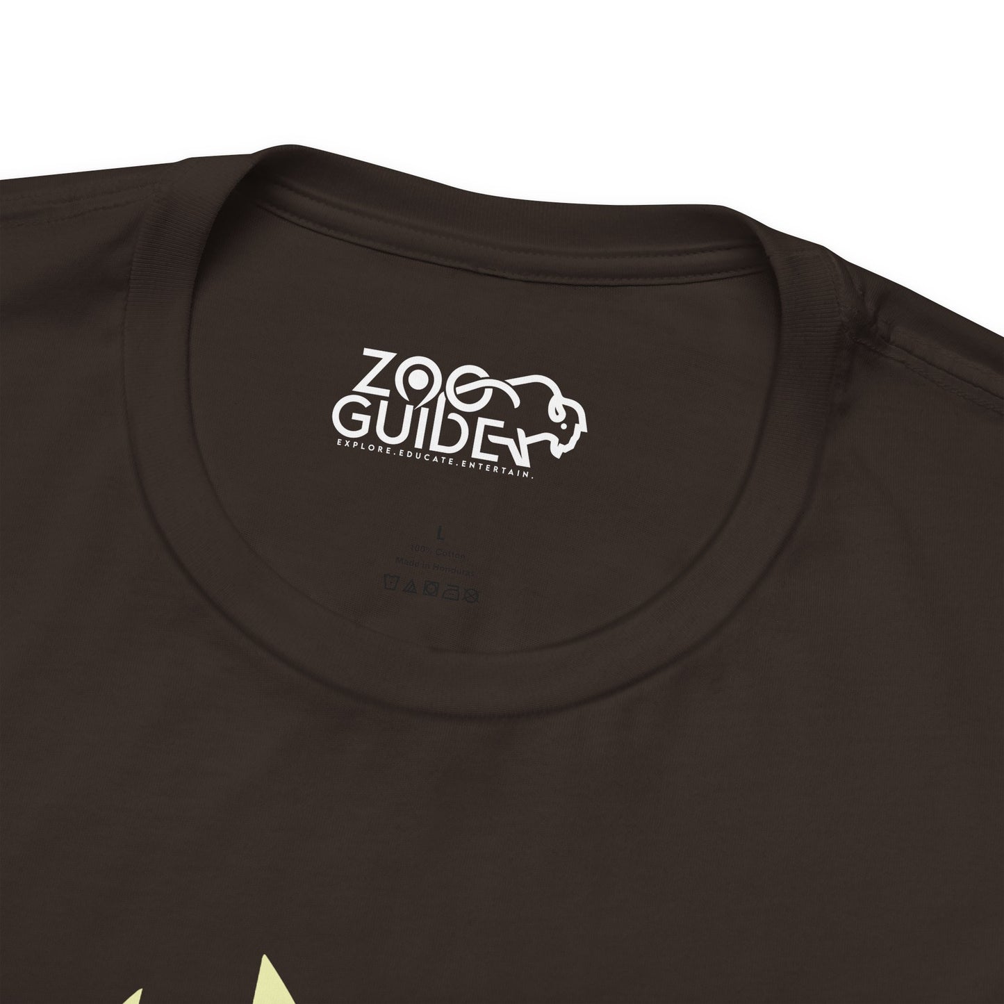 Bear Print Adult Unisex Tee Shirt by Zoo Guide™