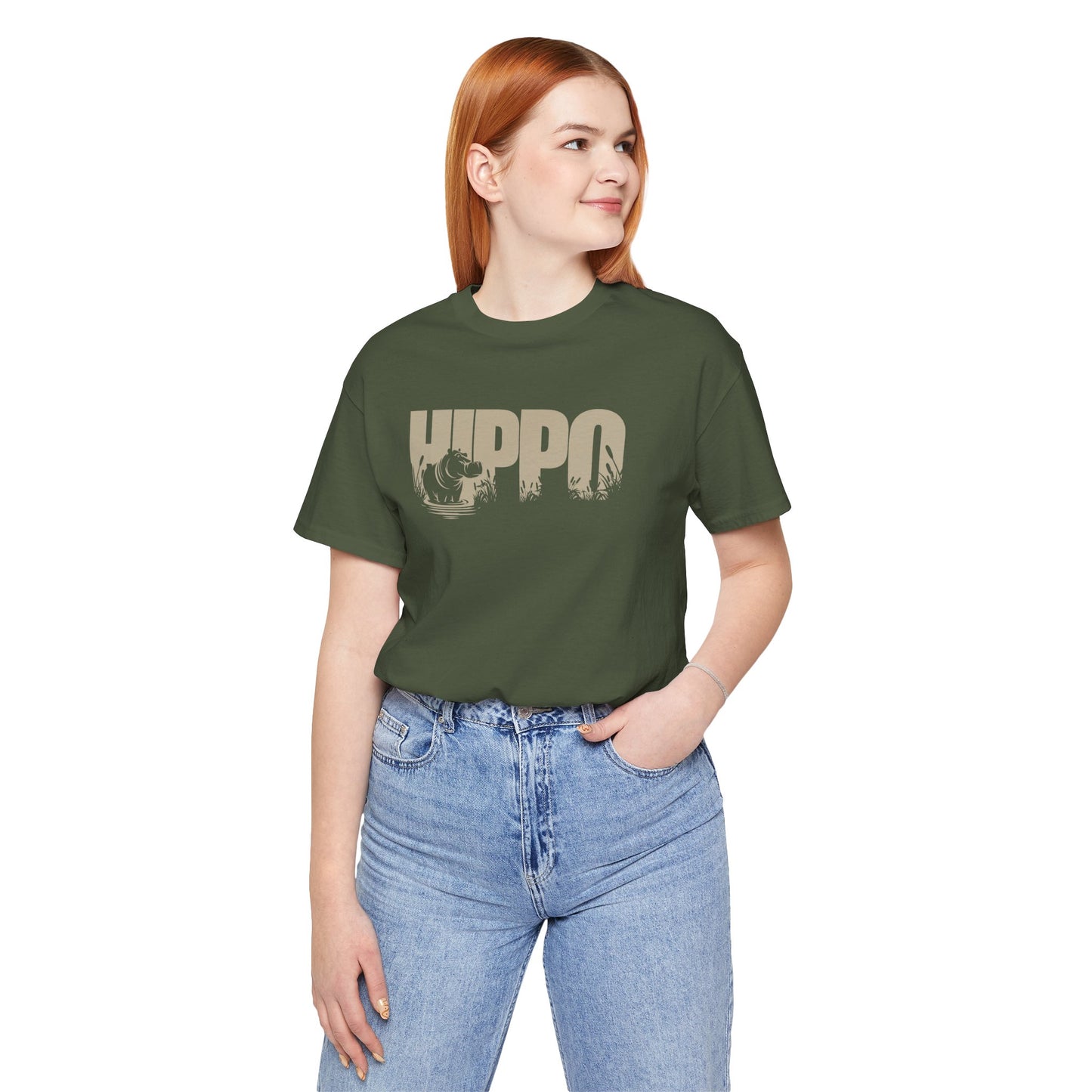 HIPPO Adult Unisex Tee Shirt by Zoo Guide™