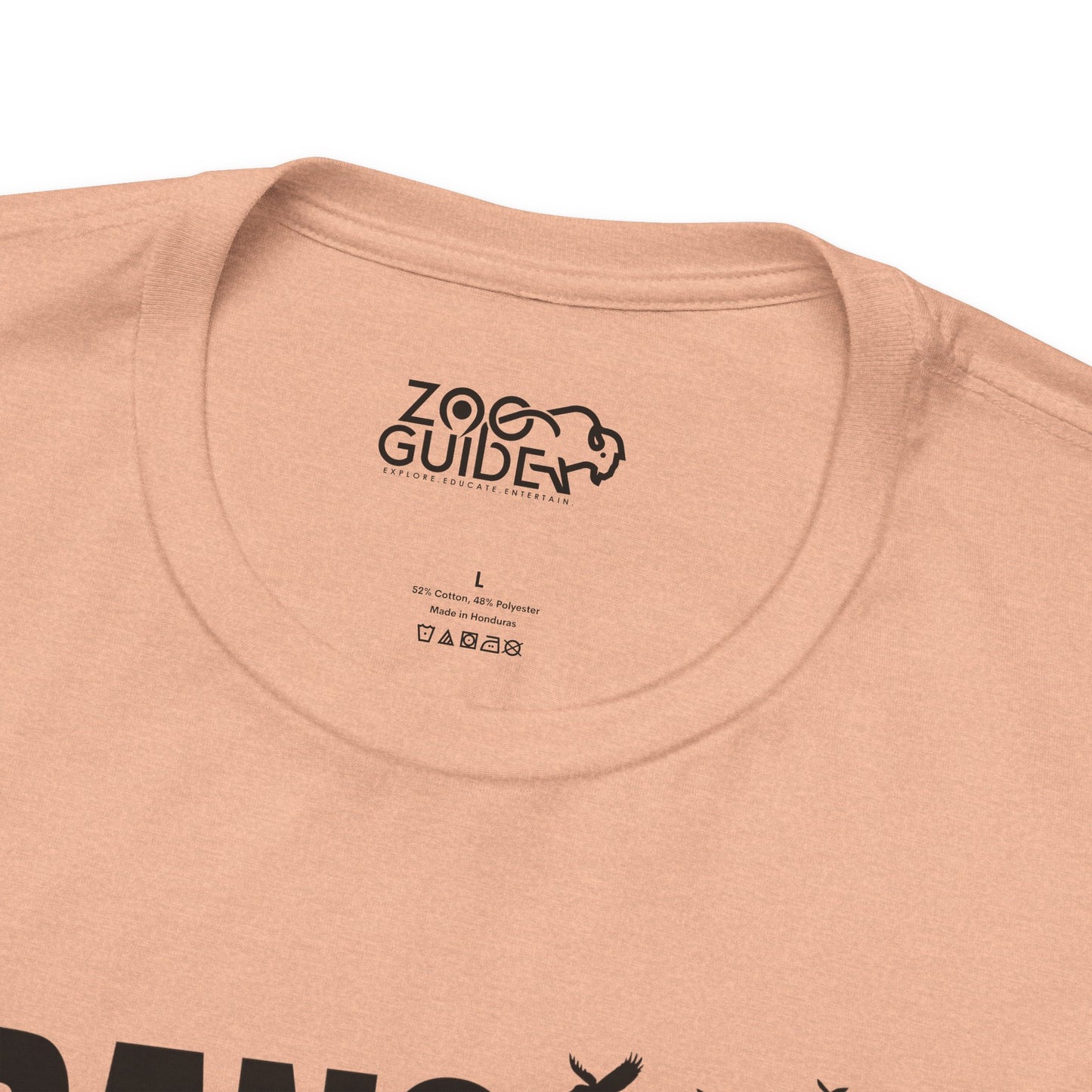 ORANGUTAN Adult Unisex Tee Shirt by Zoo Guide™