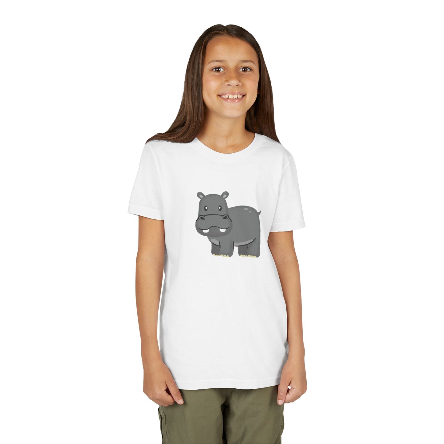 Hippo Youth Tee Shirt by Zoo Guide™