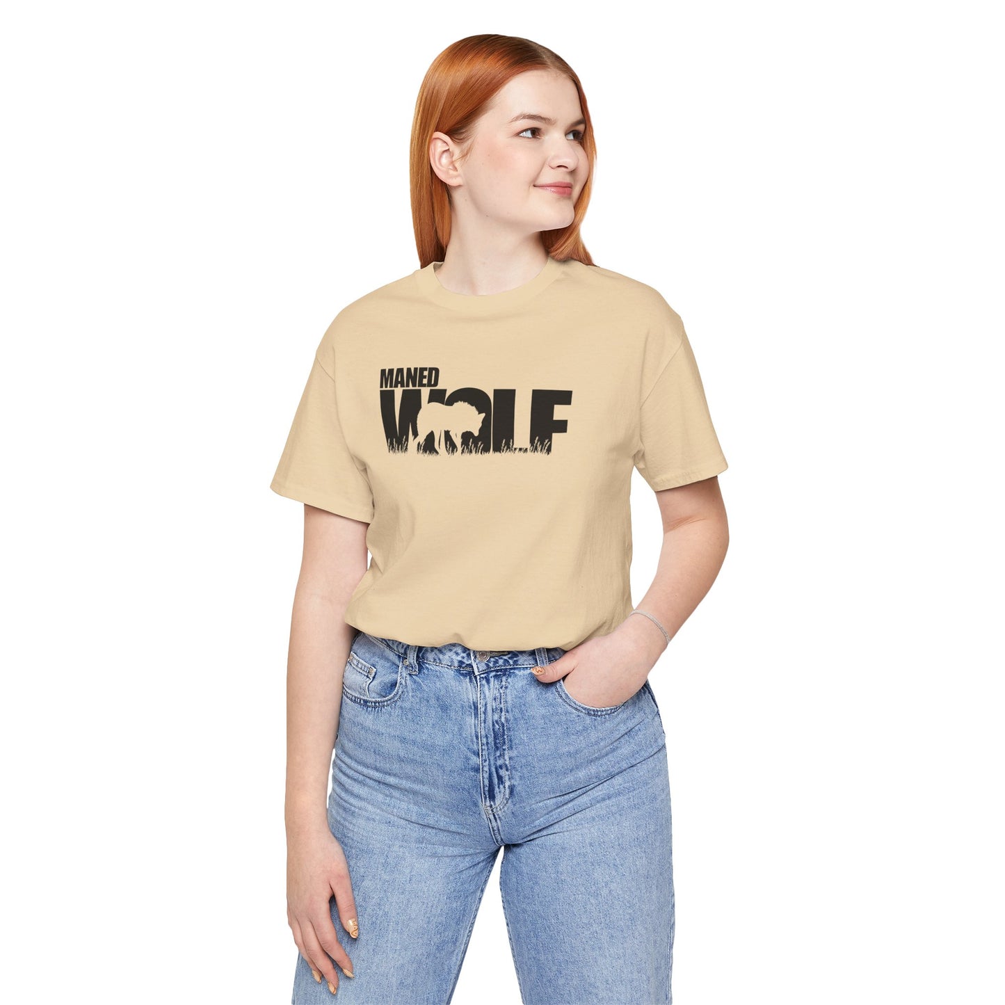 MANED WOLF Adult Unisex Tee Shirt by Zoo Guide™