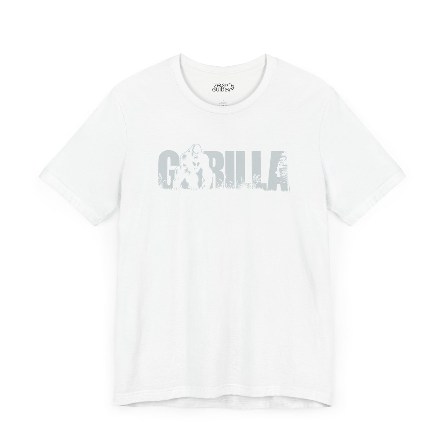 GORILLA Adult Unisex Tee Shirt by Zoo Guide™