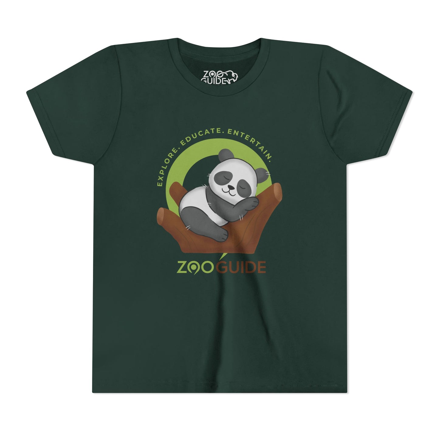 Sleeping Giant Panda in Zoo Guide™ Waypoint Icon Youth Tee Shirt by Zoo Guide™