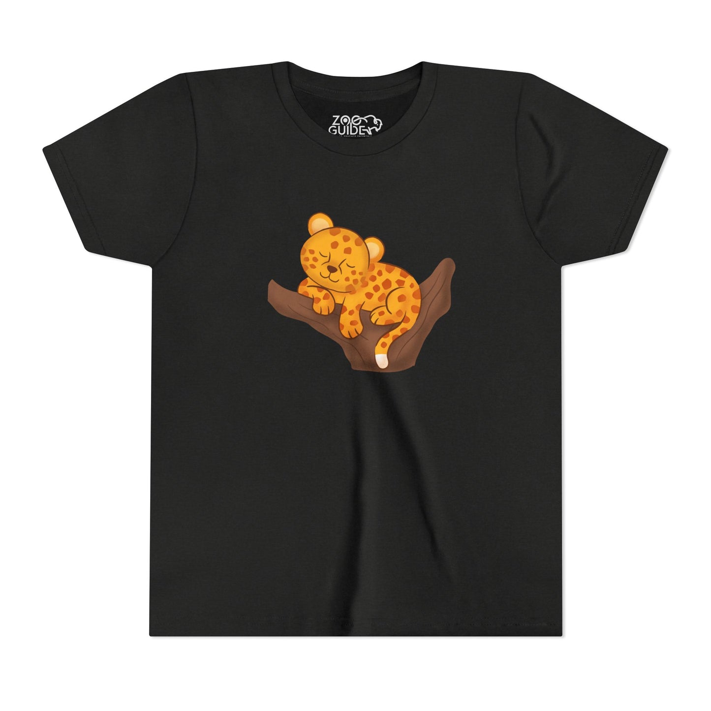 African Leopard in Tree Youth Tee Shirt by Zoo Guide™