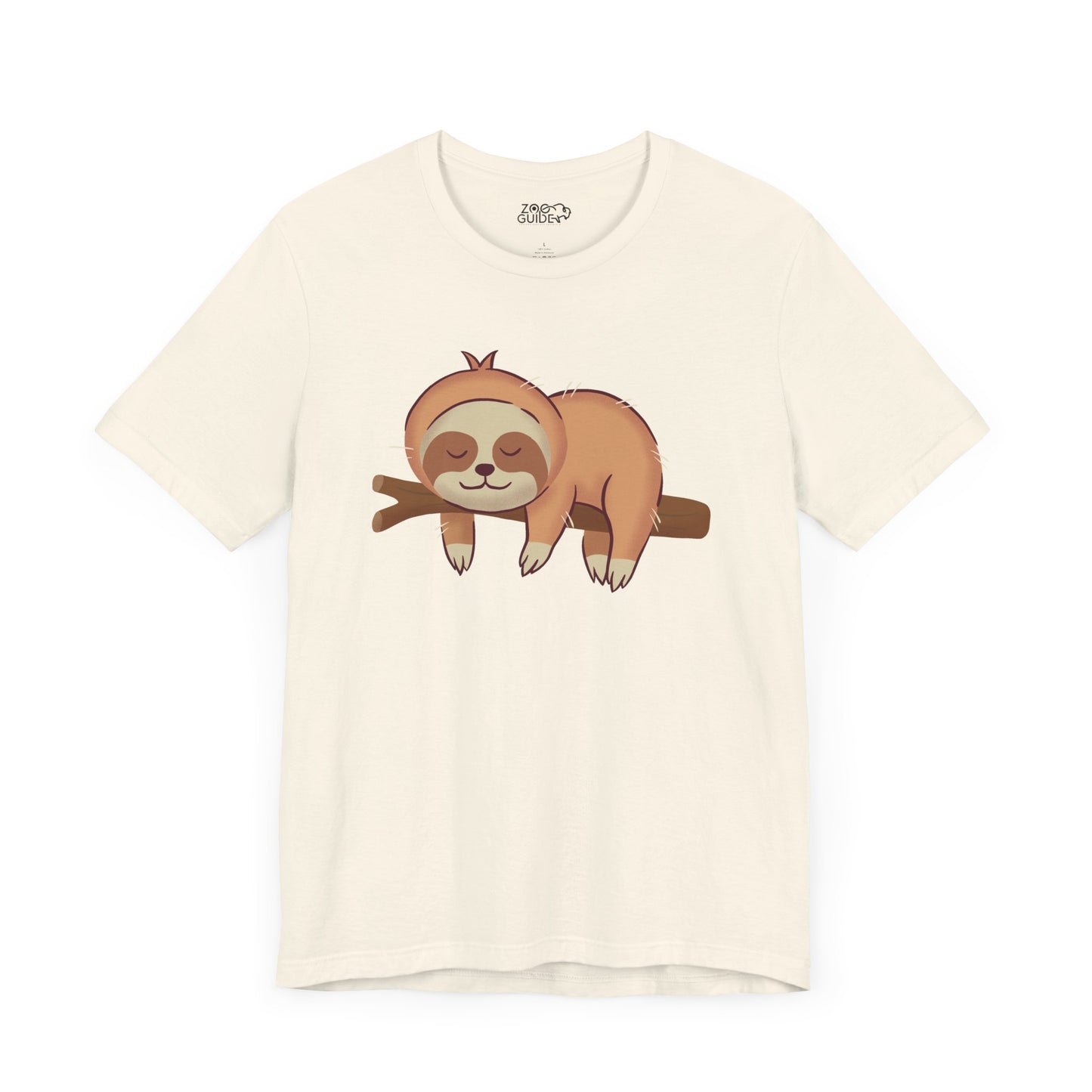 Sloth Sleepin' Adult Unisex Tee Shirt by Zoo Guide™