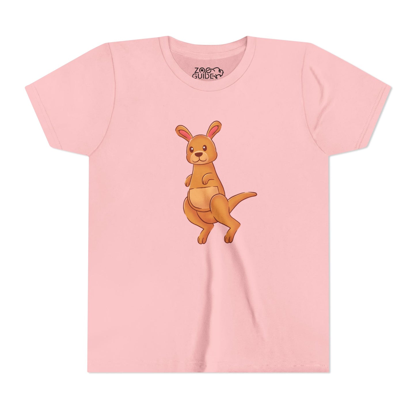 Red Kangaroo Youth Tee Shirt by Zoo Guide™