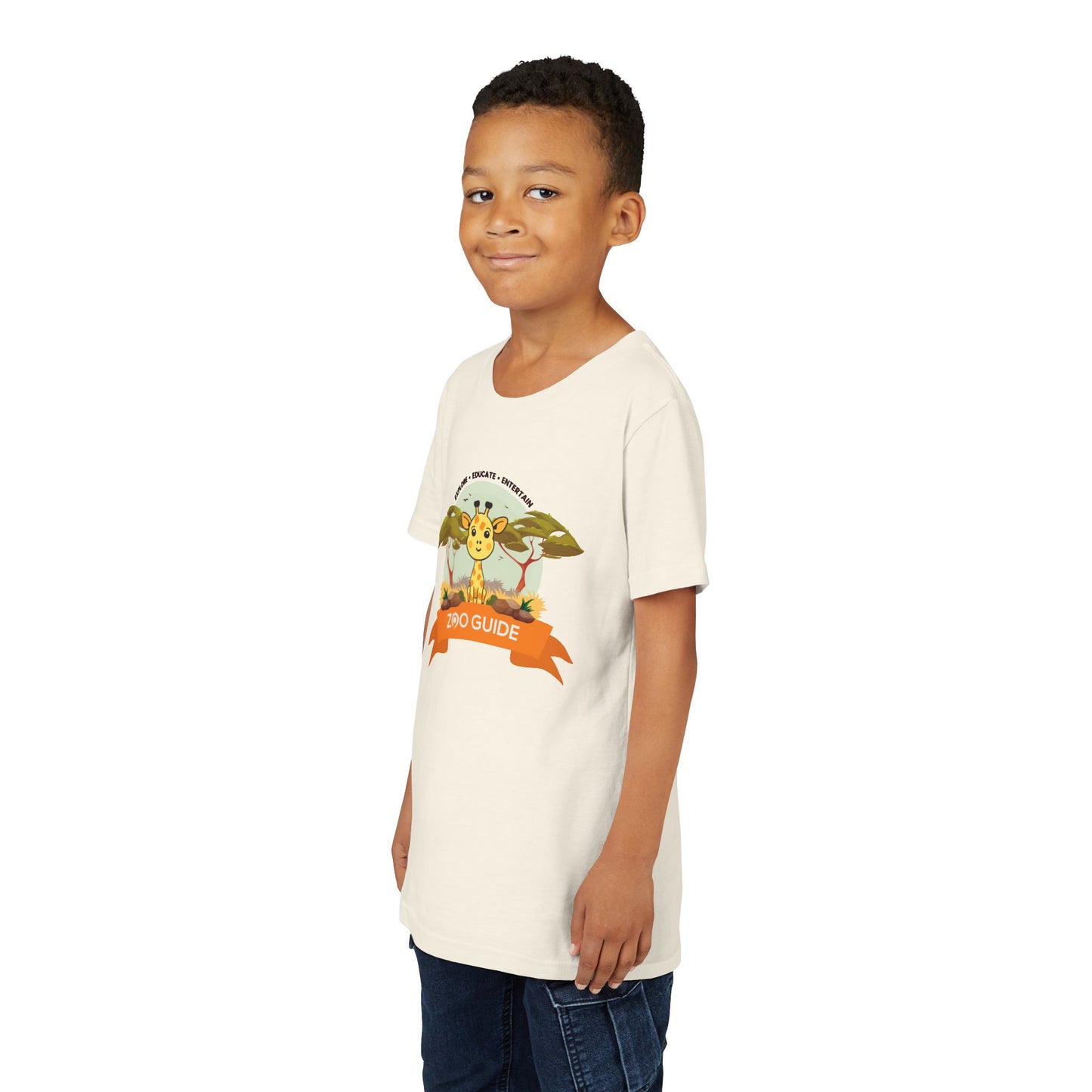 Giraffe Youth Short Sleeve Tee by Zoo Guide™