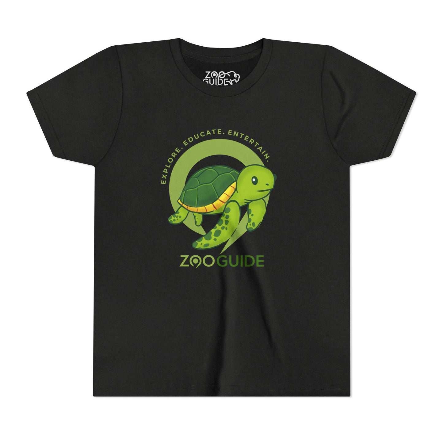 Sea Turtle in Zoo Guide™ Waypoint Icon Youth Tee Shirt by Zoo Guide™