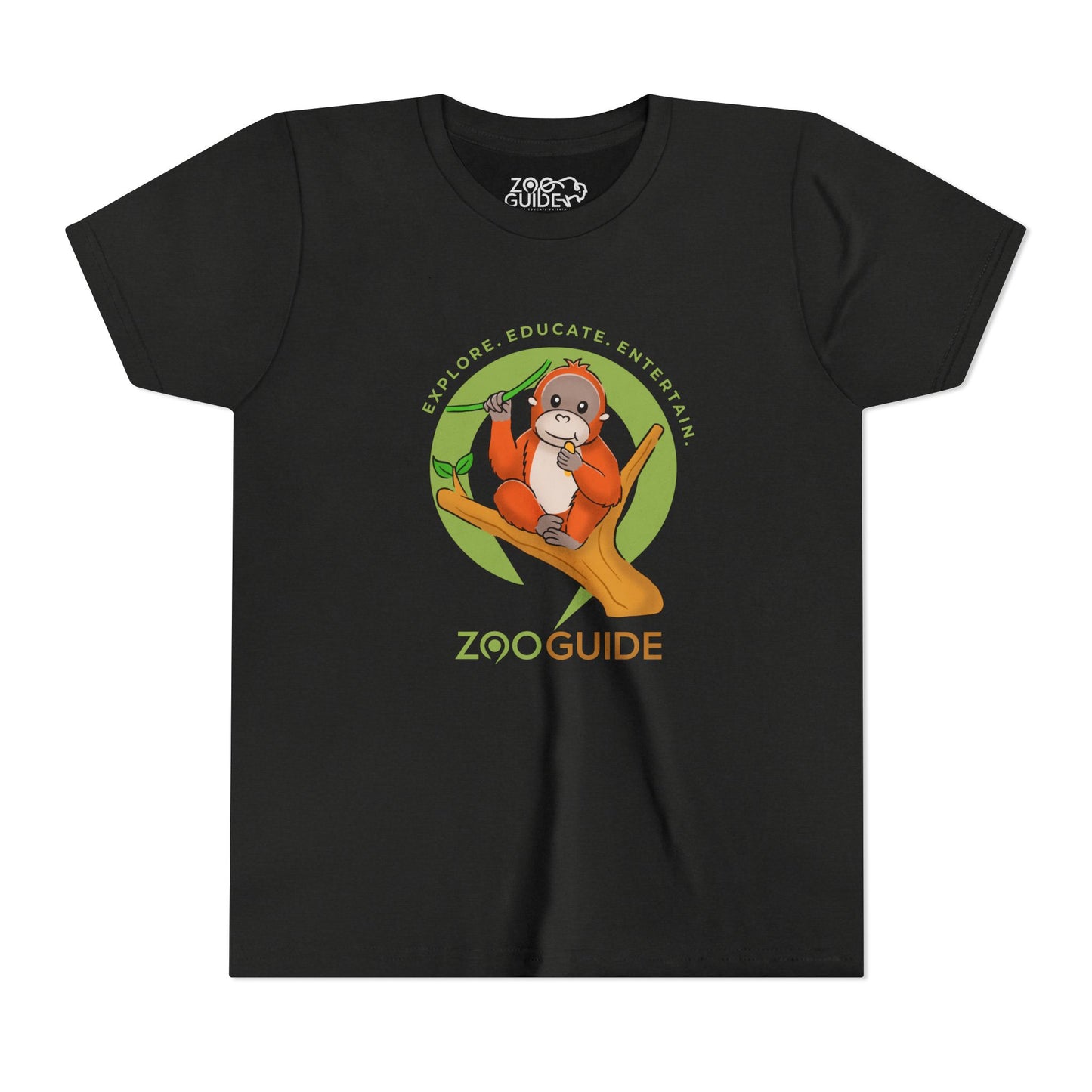 Orangutan in Zoo Guide™ Waypoint Icon Youth Tee Shirt by Zoo Guide™