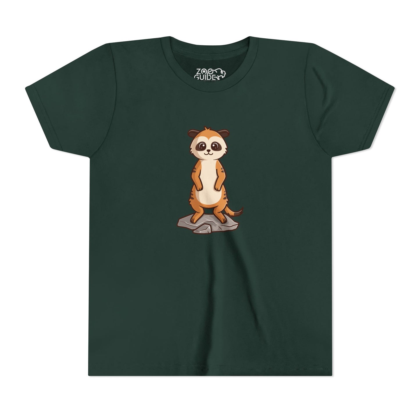 Meerkat Kawaii Style Youth Tee Shirt by Zoo Guide™
