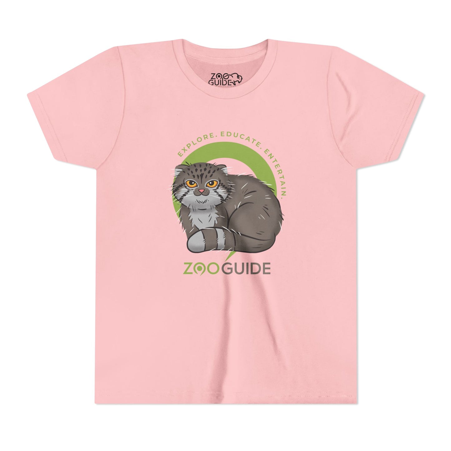 Pallas's Cat in Zoo Guide™ Waypoint Icon Youth Tee Shirt by Zoo Guide™