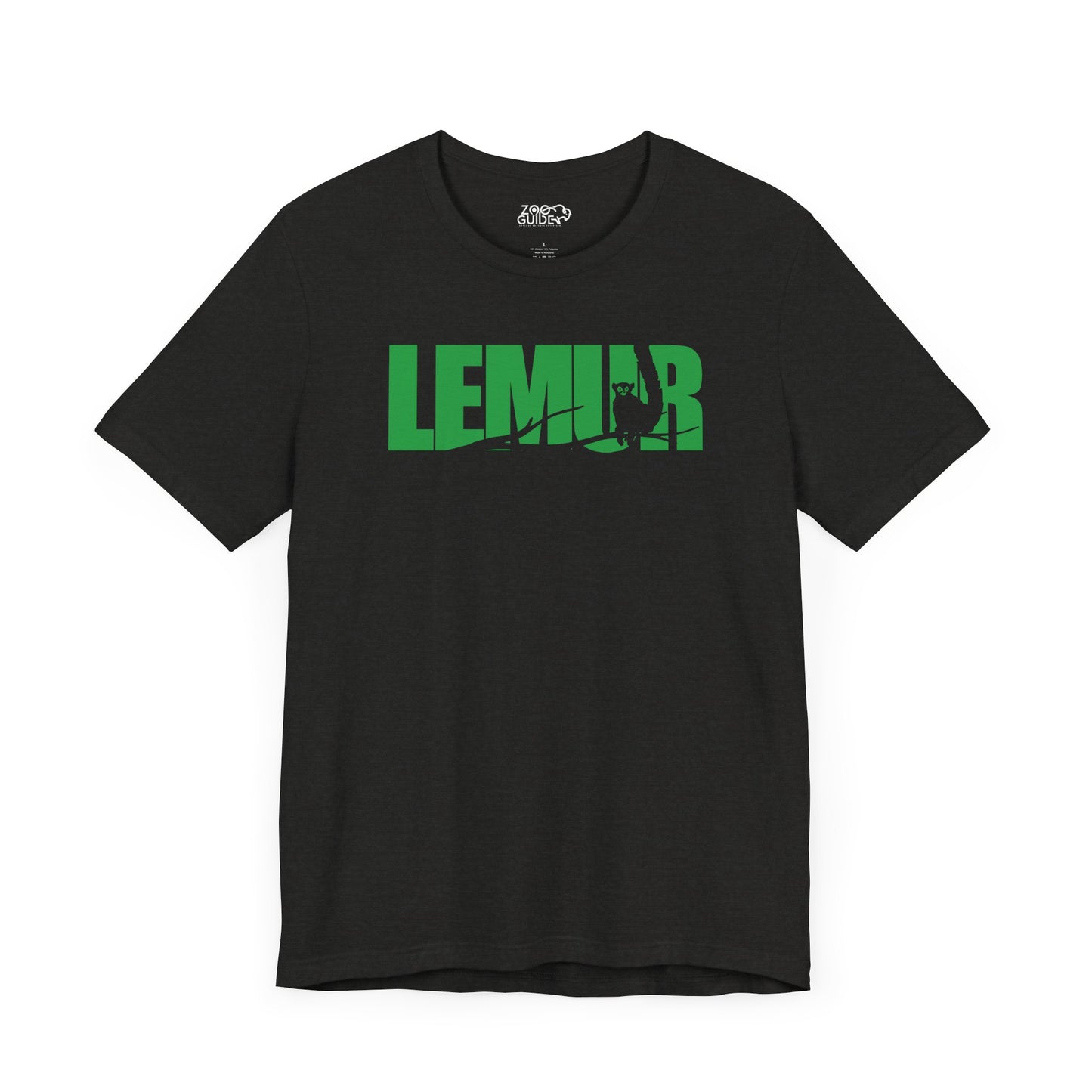 LEMUR Adult Unisex Tee Shirt by Zoo Guide™