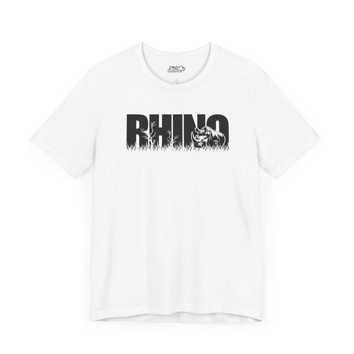 RHINO Adult Unisex Tee Shirt by Zoo Guide™