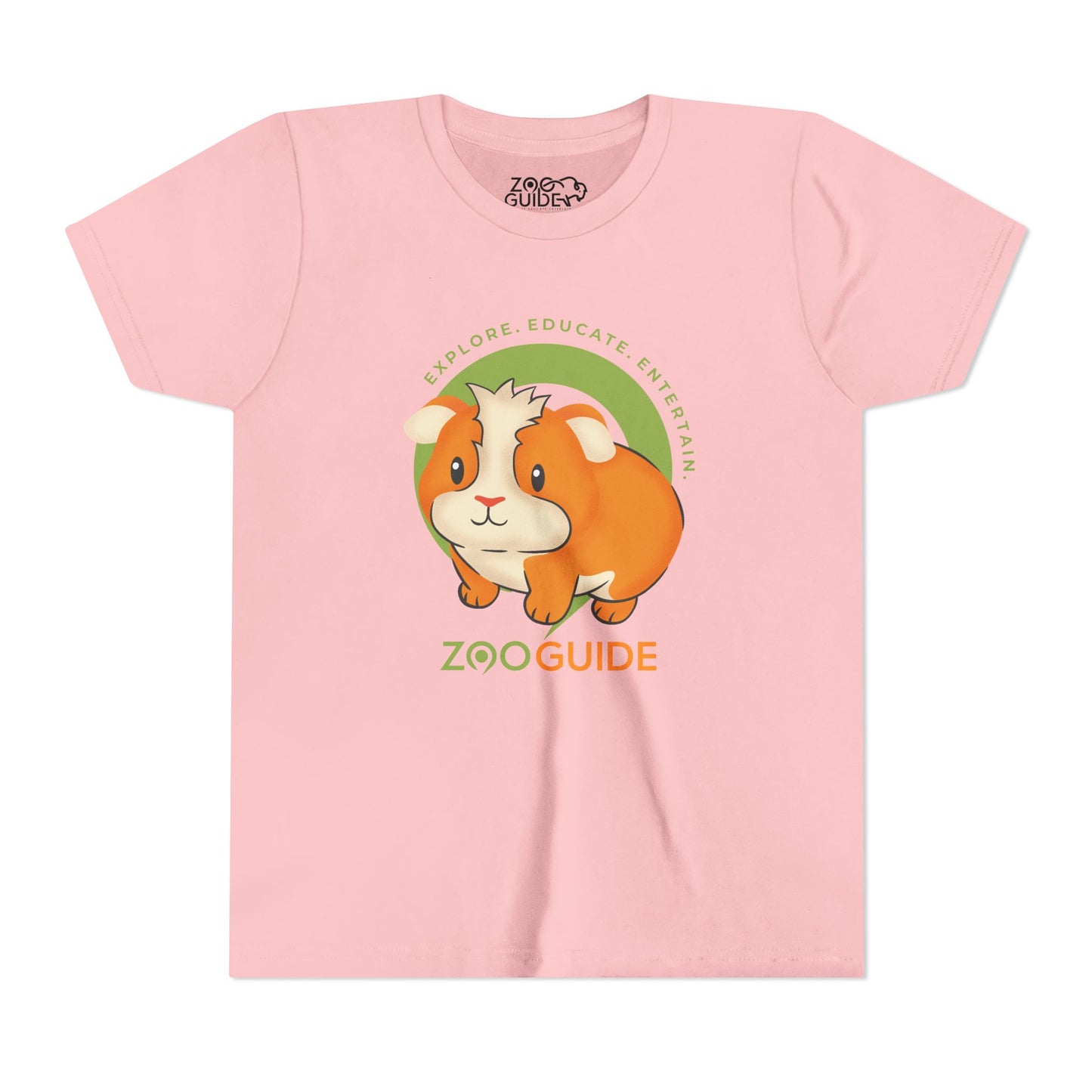 Guinea Pig in Zoo Guide™ Waypoint Icon Youth Tee Shirt by Zoo Guide™