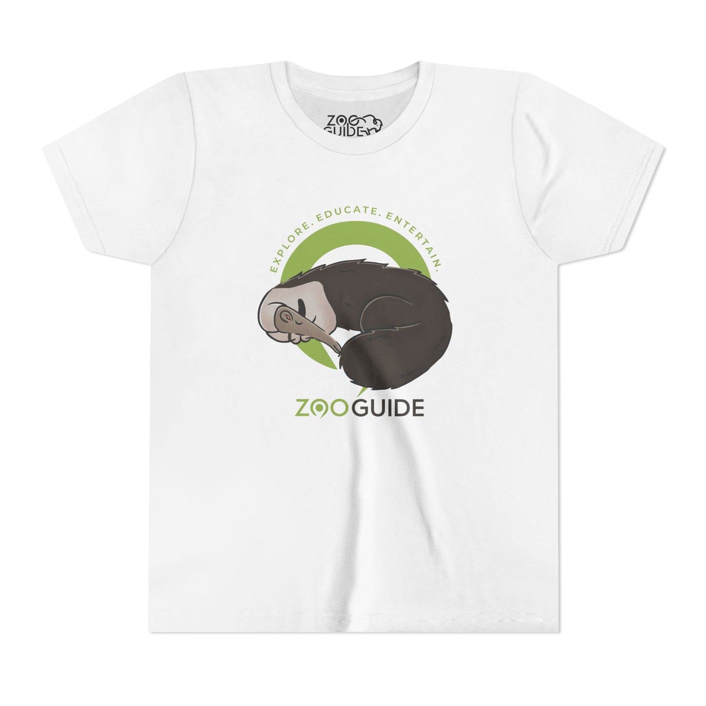 Giant Anteater Sleeping in Zoo Guide™ Waypoint Icon Youth Tee Shirt by Zoo Guide™