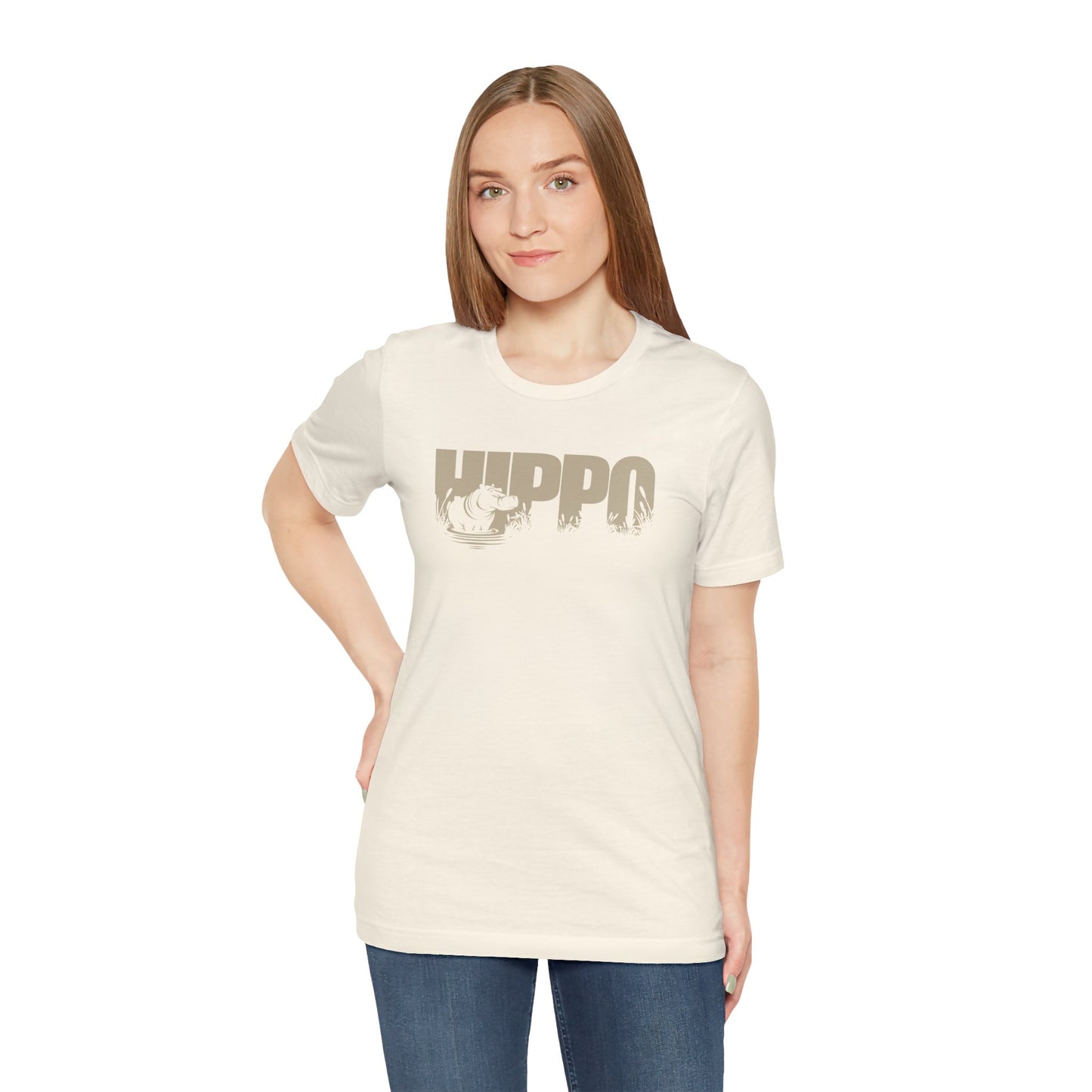 HIPPO Adult Unisex Tee Shirt by Zoo Guide™