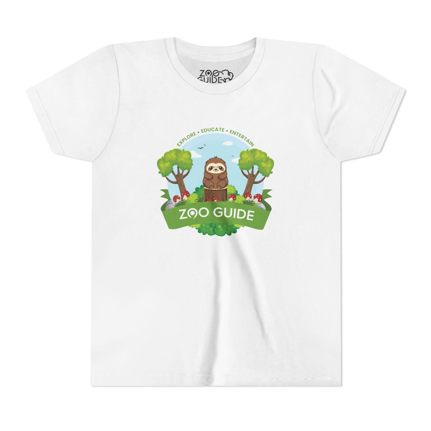 Sloth Youth Short Sleeve Tee by Zoo Guide™
