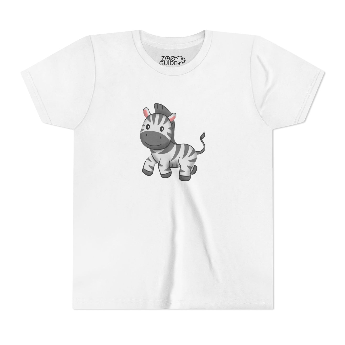 Zebra Youth Tee Shirt by Zoo Guide™
