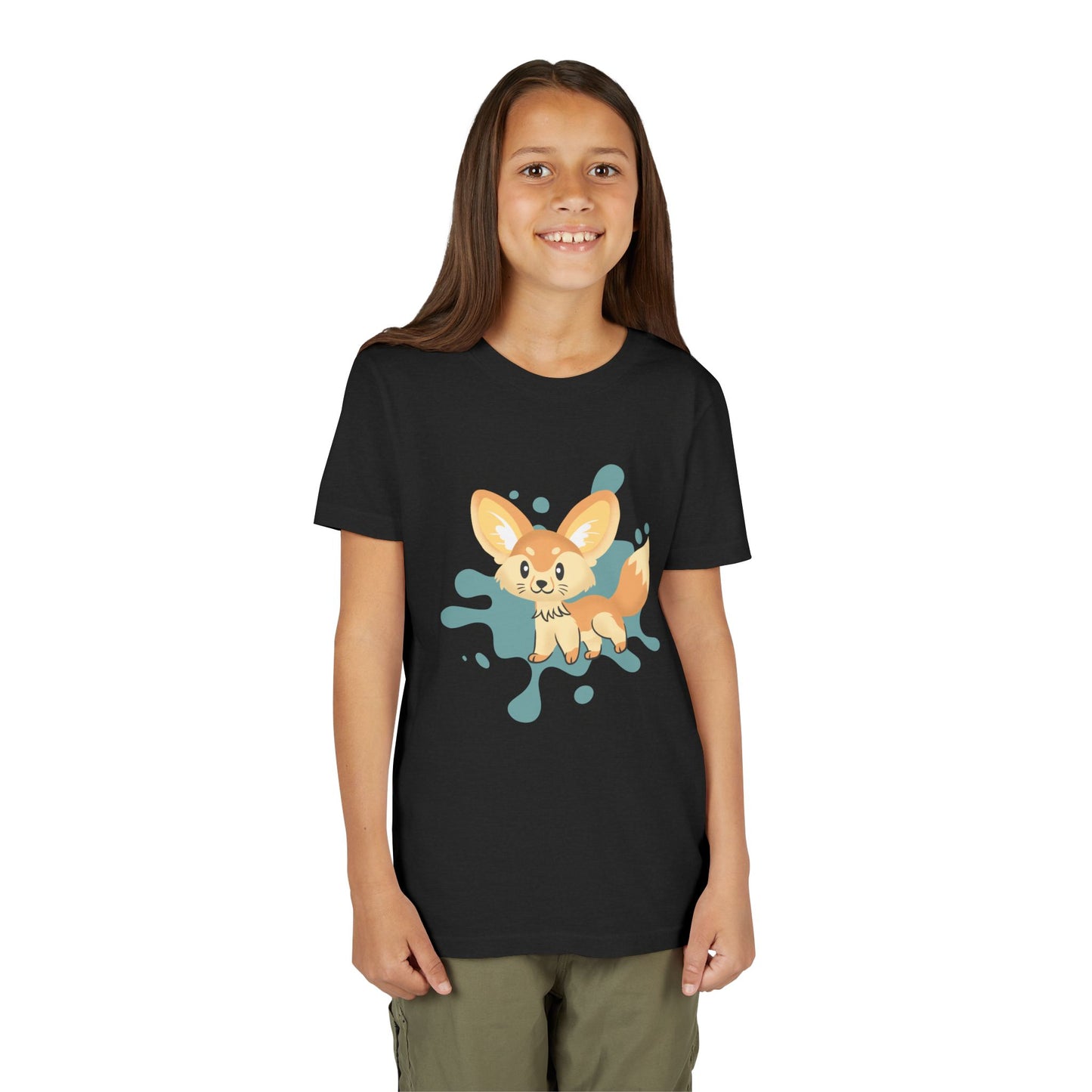 Fennec Fox Color Splash Youth Tee Shirt by Zoo Guide™