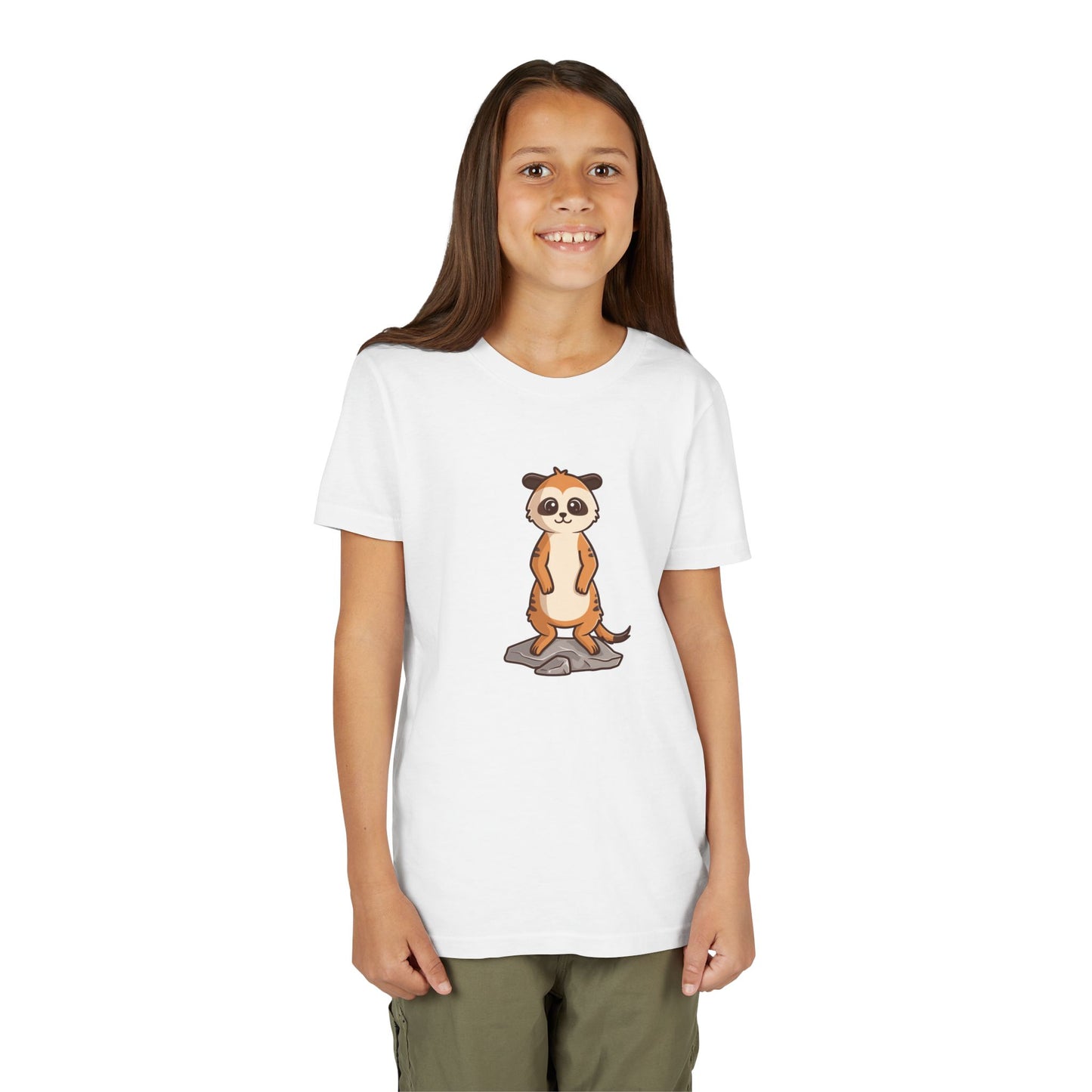 Meerkat Kawaii Style Youth Tee Shirt by Zoo Guide™