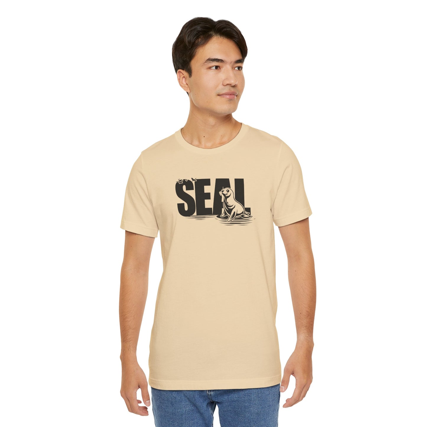 SEAL Word Art Adult Unisex Tee Shirt by Zoo Guide™