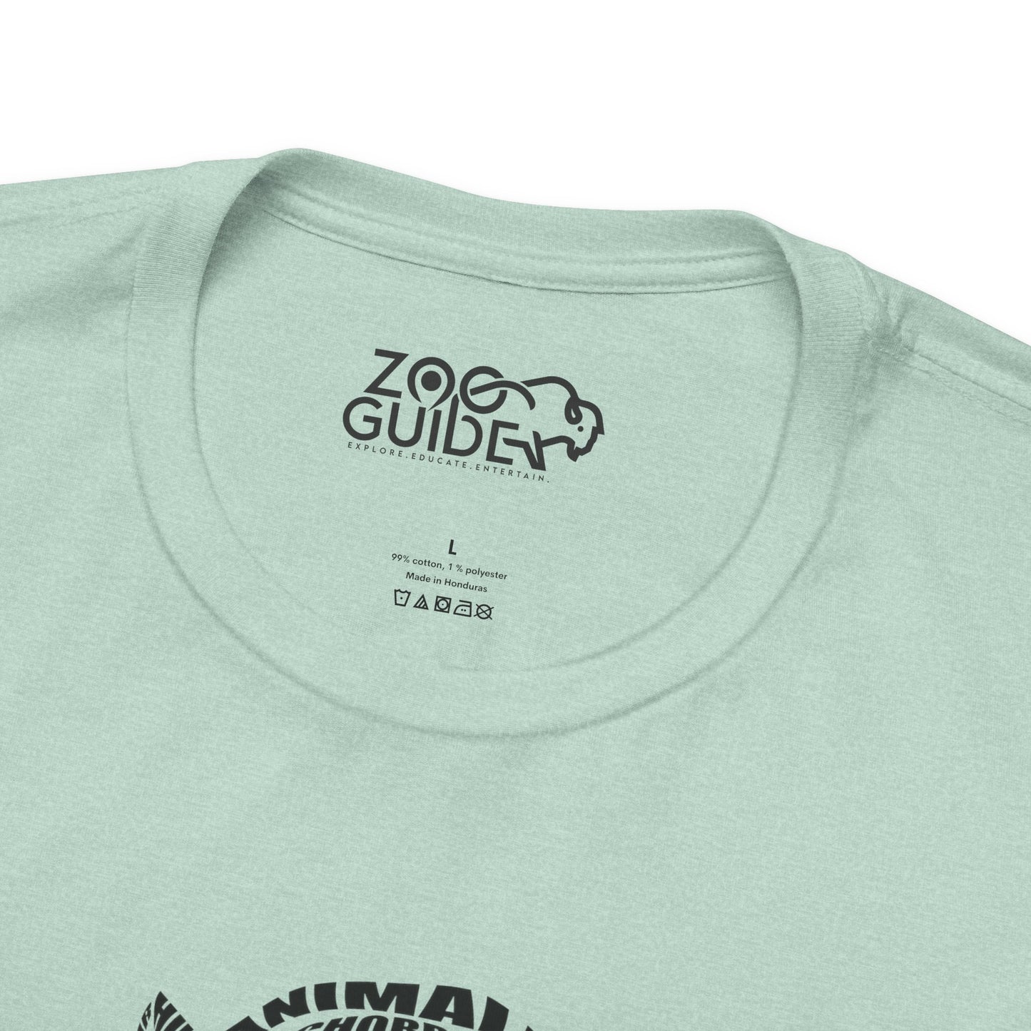 Tiger Word Art Adult Unisex Short Sleeve Tee