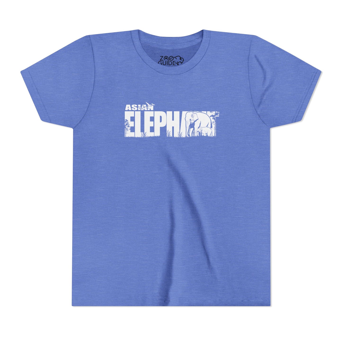 ASIAN ELEPHANT Youth Tee Shirt by Zoo Guide™