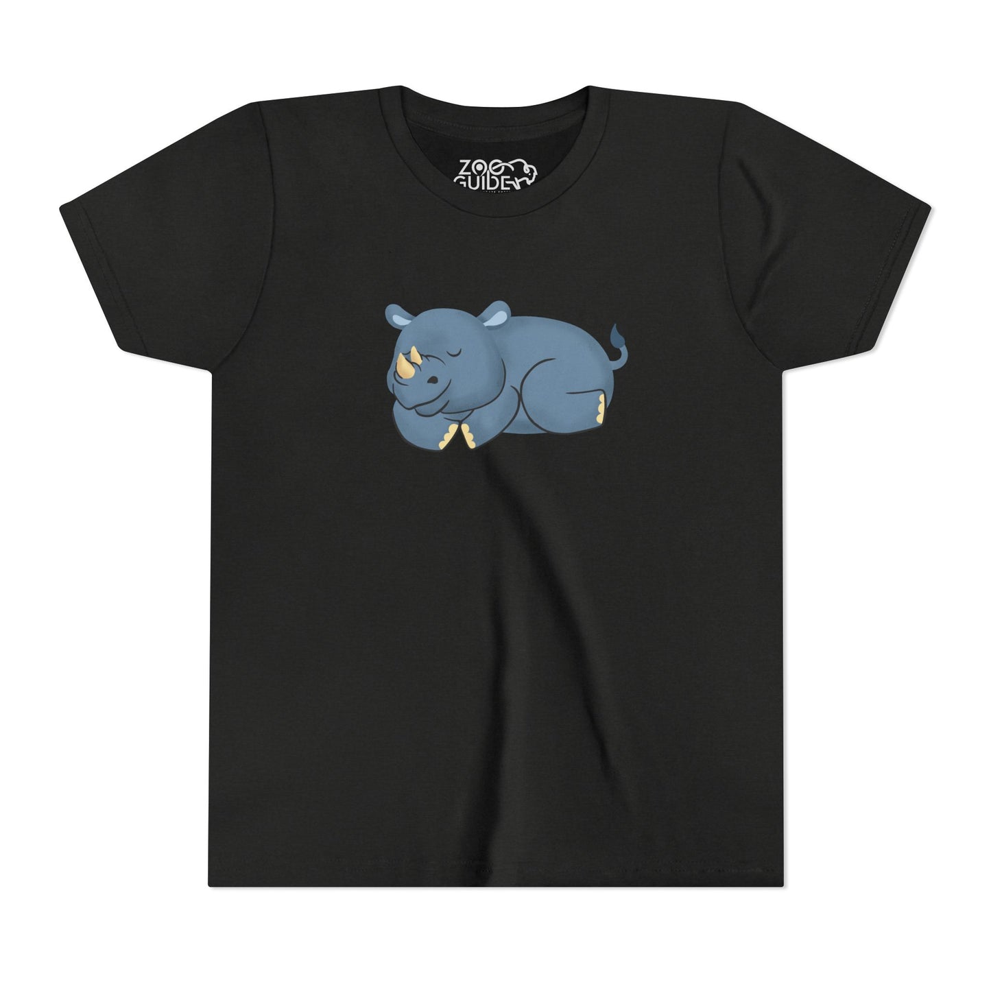 Rhino Nap Time Youth Tee Shirt by Zoo Guide™