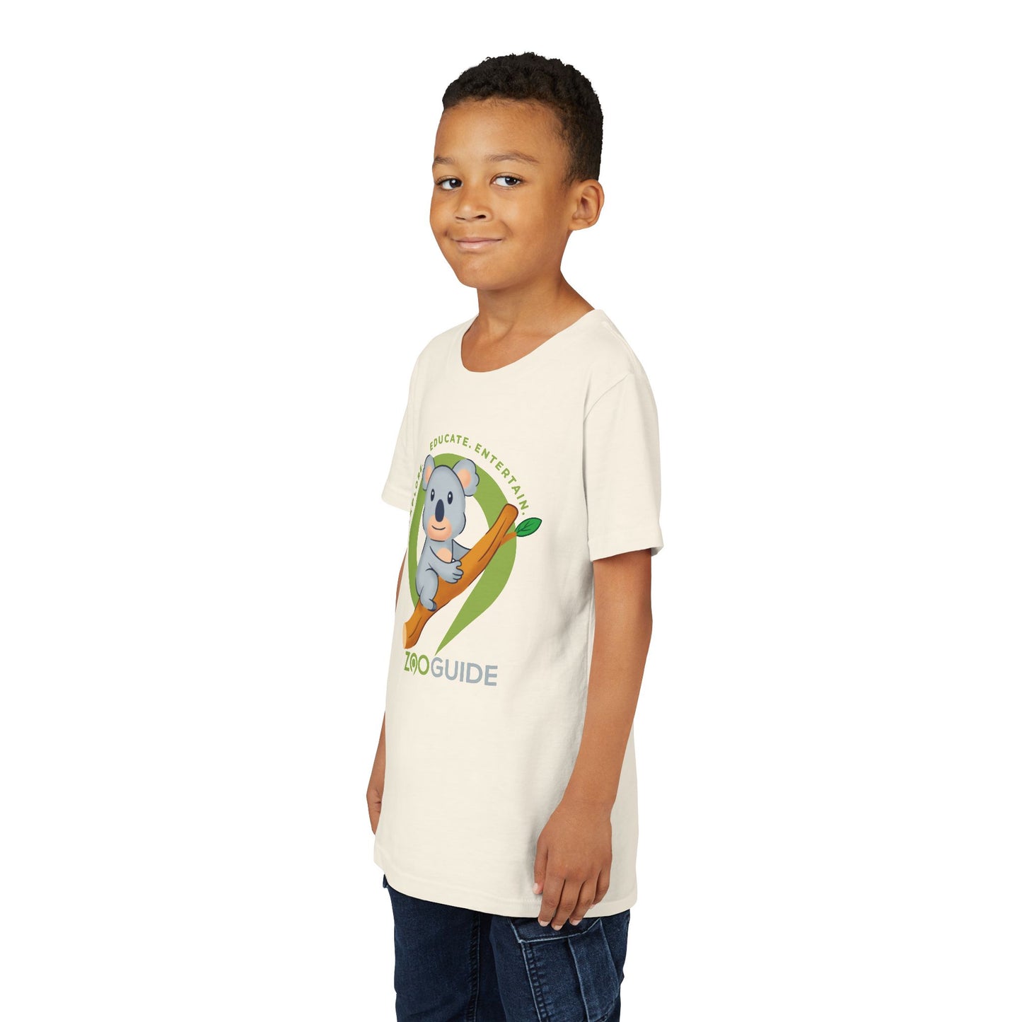 Koala on Branch in Zoo Guide™ Waypoint Icon Youth Tee Shirt by Zoo Guide™