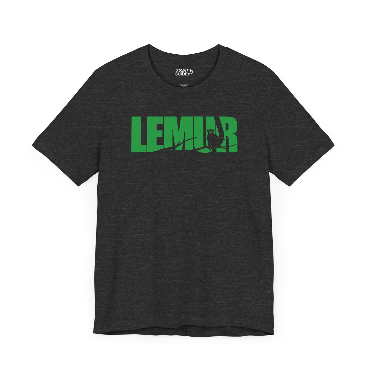 LEMUR Adult Unisex Tee Shirt by Zoo Guide™