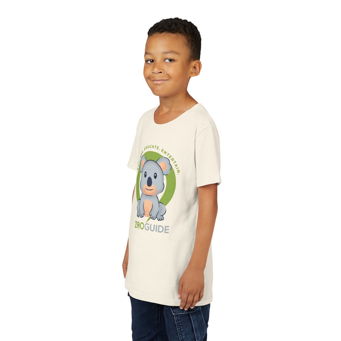 Koala in Zoo Guide™ Waypoint Icon Youth Tee Shirt by Zoo Guide™