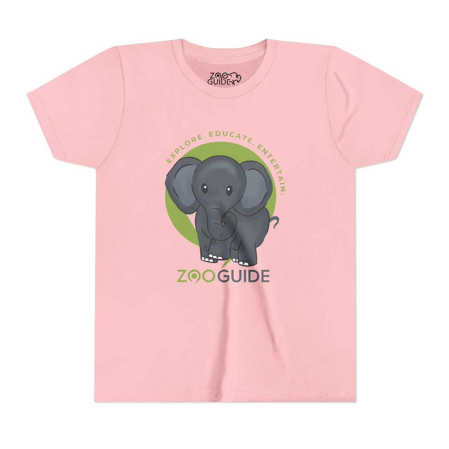 African Elephant in Zoo Guide™ Waypoint Icon Youth Tee Shirt by Zoo Guide™