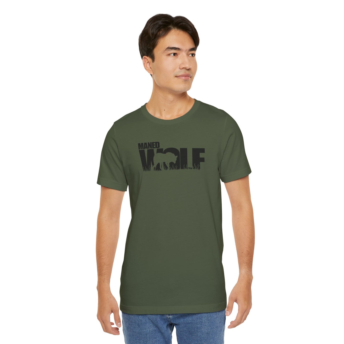 MANED WOLF Adult Unisex Tee Shirt by Zoo Guide™
