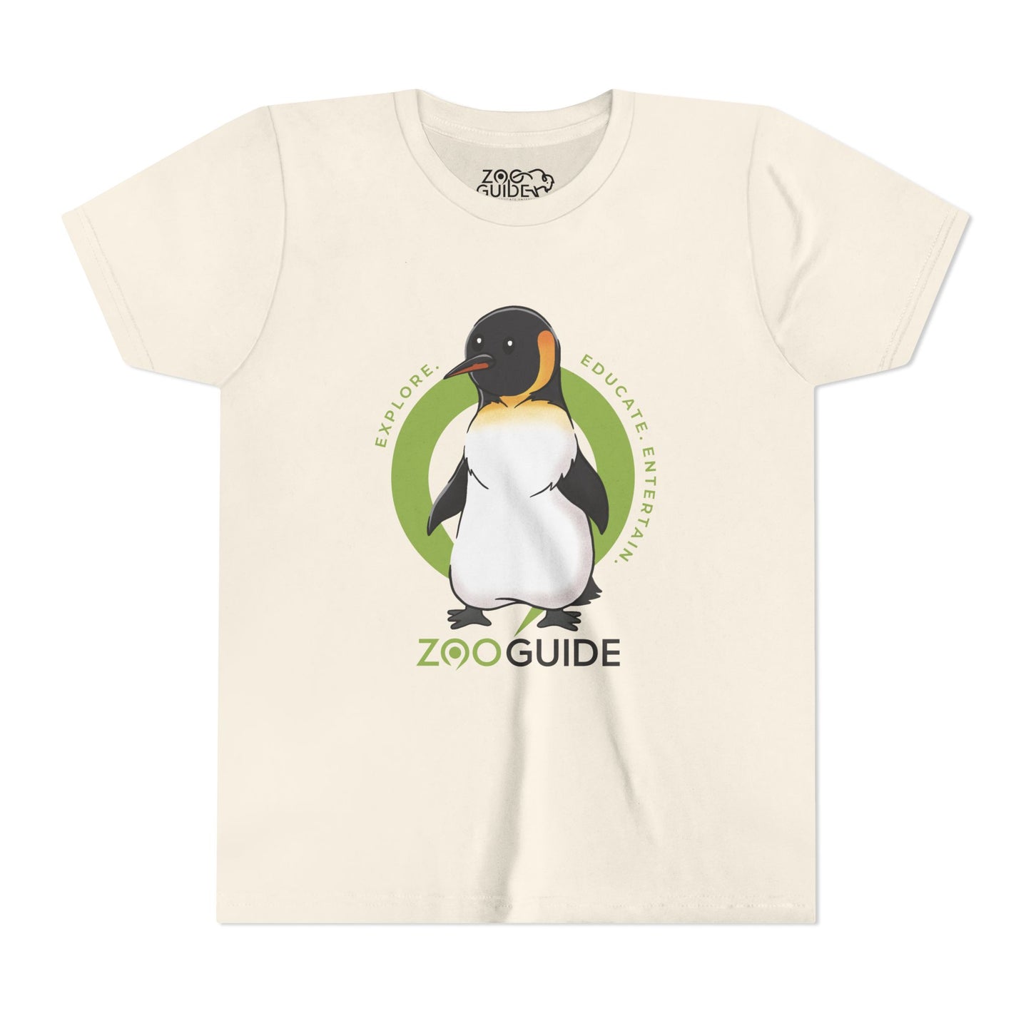 King Penguin in Zoo Guide™ Waypoint Icon Youth Tee Shirt by Zoo Guide™