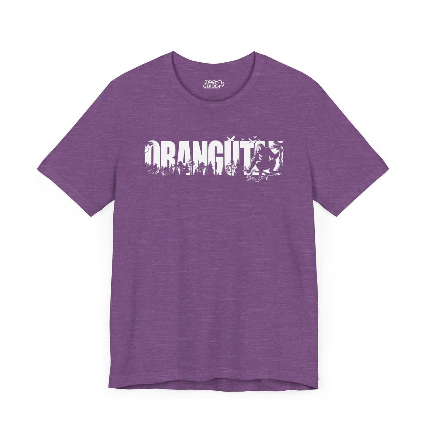 ORANGUTAN Adult Unisex Tee Shirt by Zoo Guide™