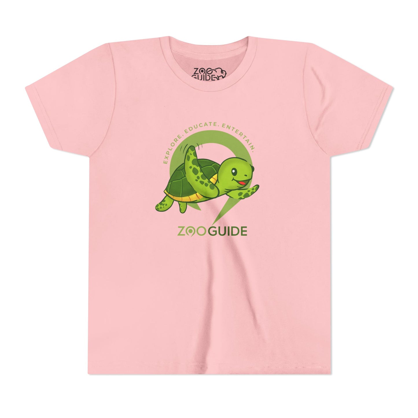 Sea Turtle in Zoo Guide™ Waypoint Icon Youth Tee Shirt by Zoo Guide™