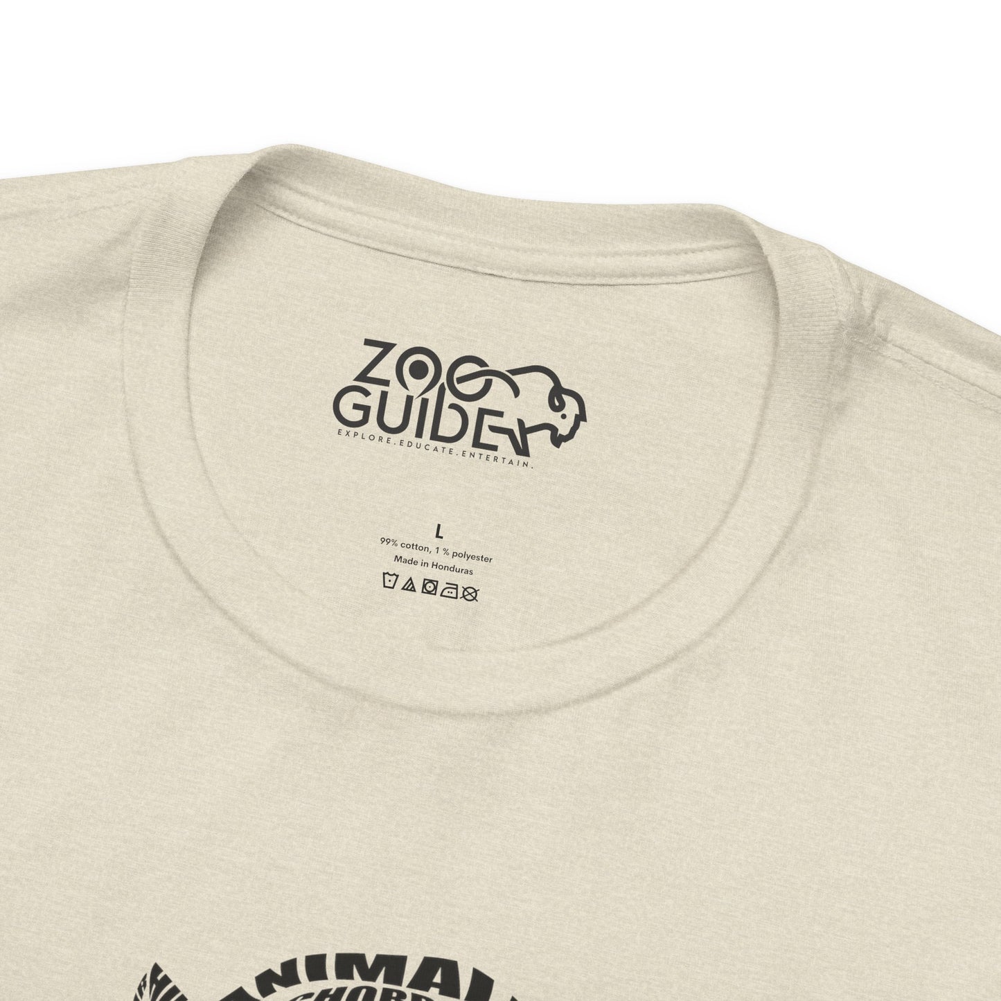 Tiger Word Art Adult Unisex Short Sleeve Tee
