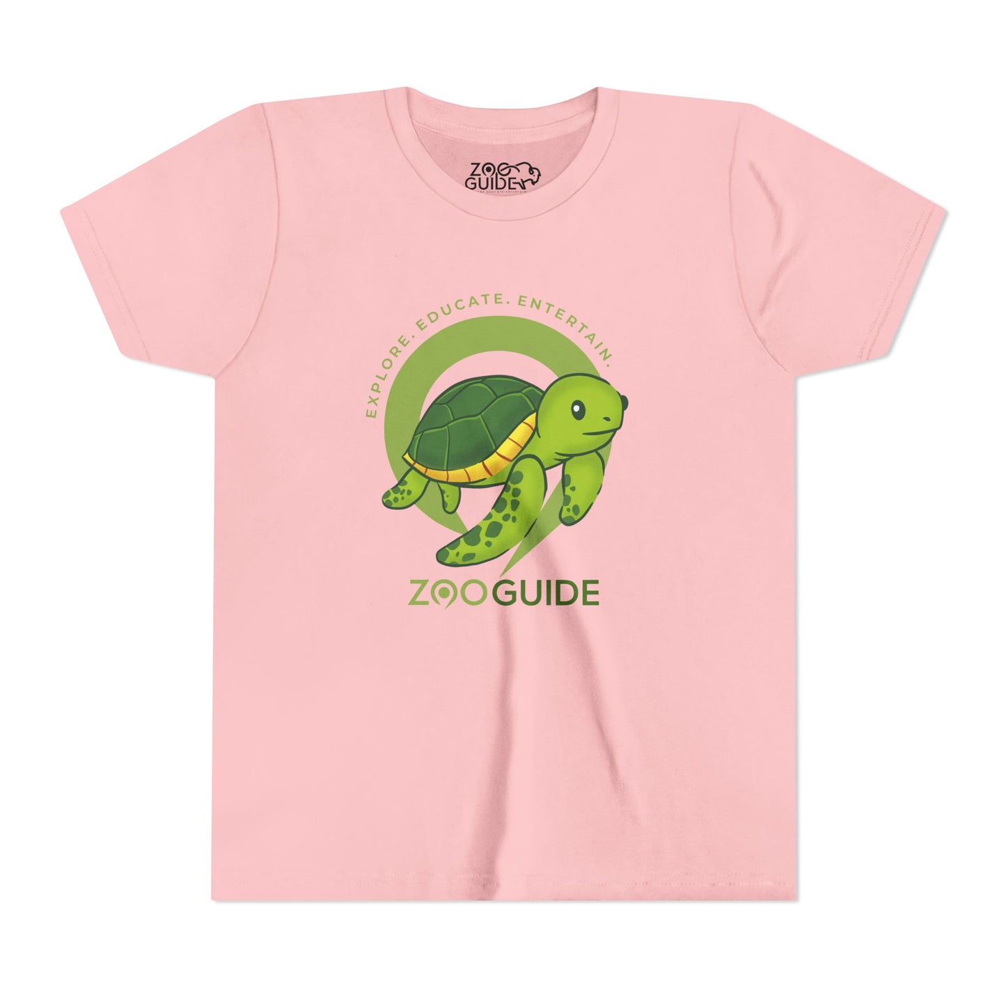 Sea Turtle in Zoo Guide™ Waypoint Icon Youth Tee Shirt by Zoo Guide™