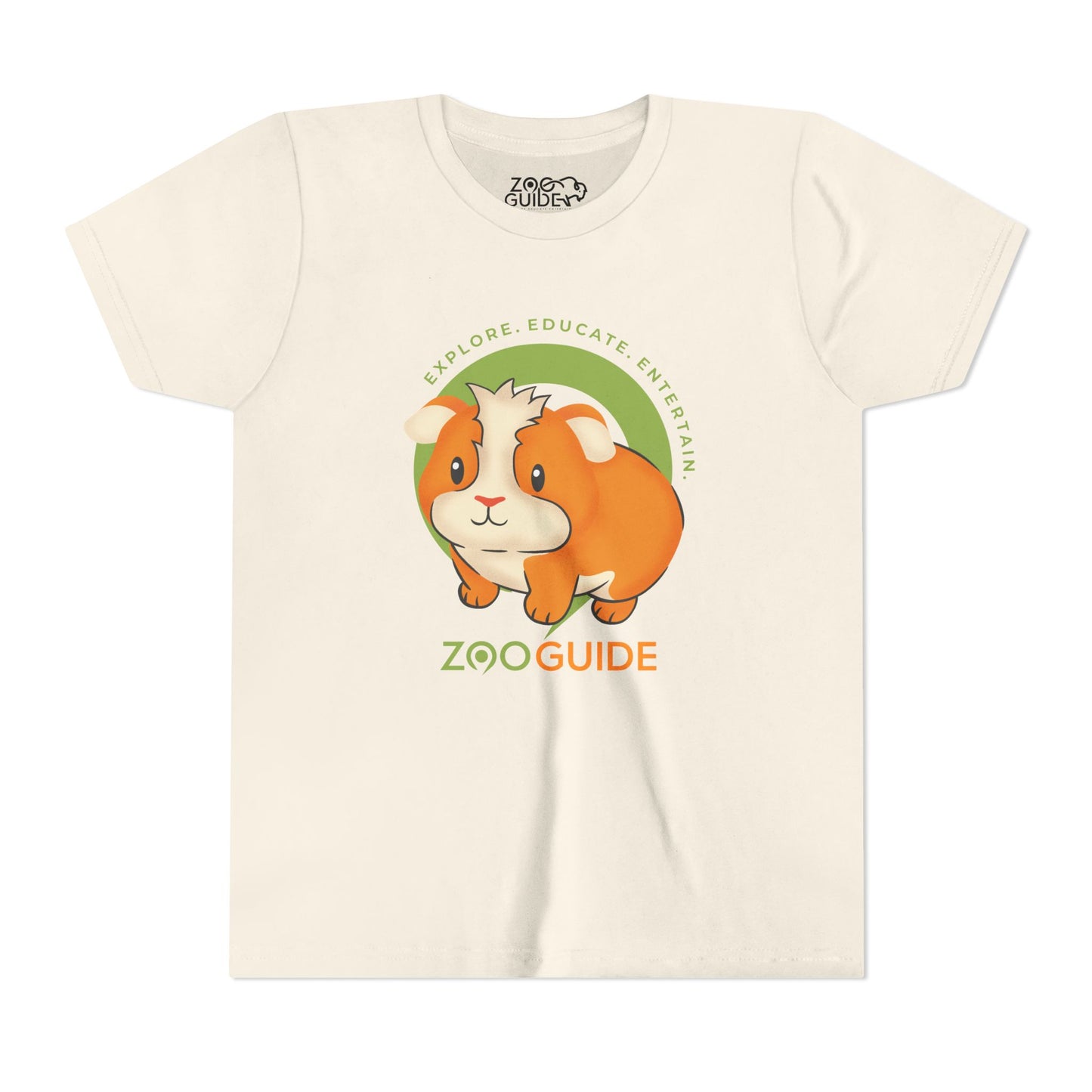 Guinea Pig in Zoo Guide™ Waypoint Icon Youth Tee Shirt by Zoo Guide™