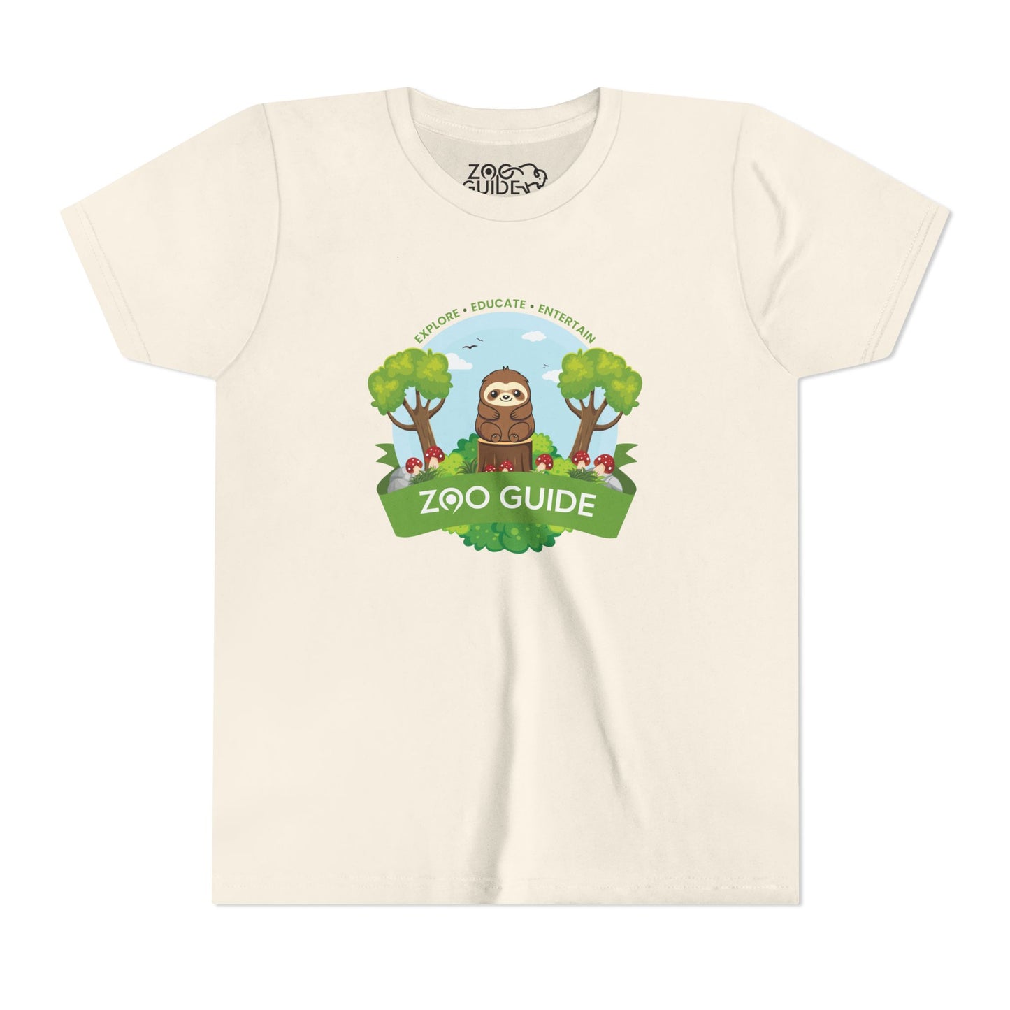Sloth Youth Short Sleeve Tee by Zoo Guide™