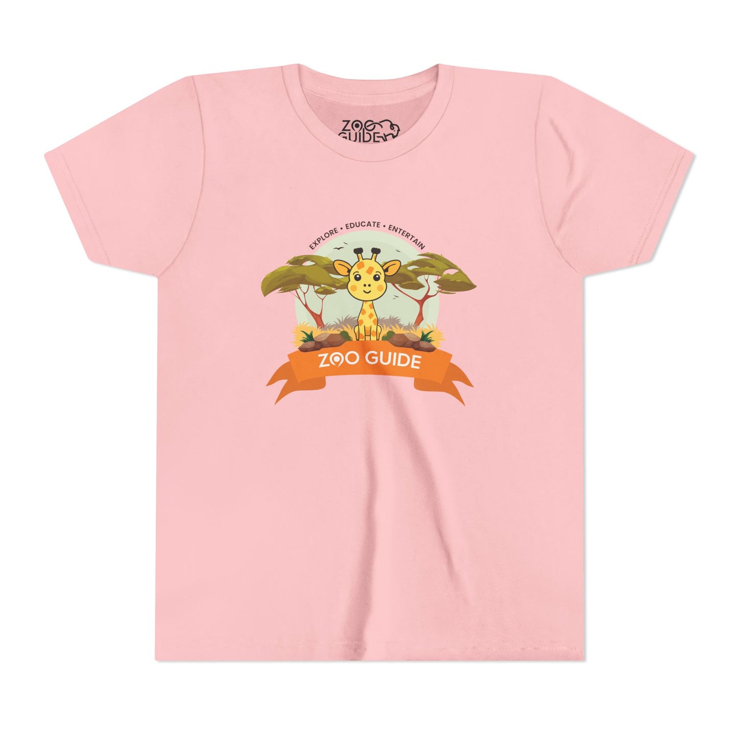 Giraffe Youth Short Sleeve Tee by Zoo Guide™