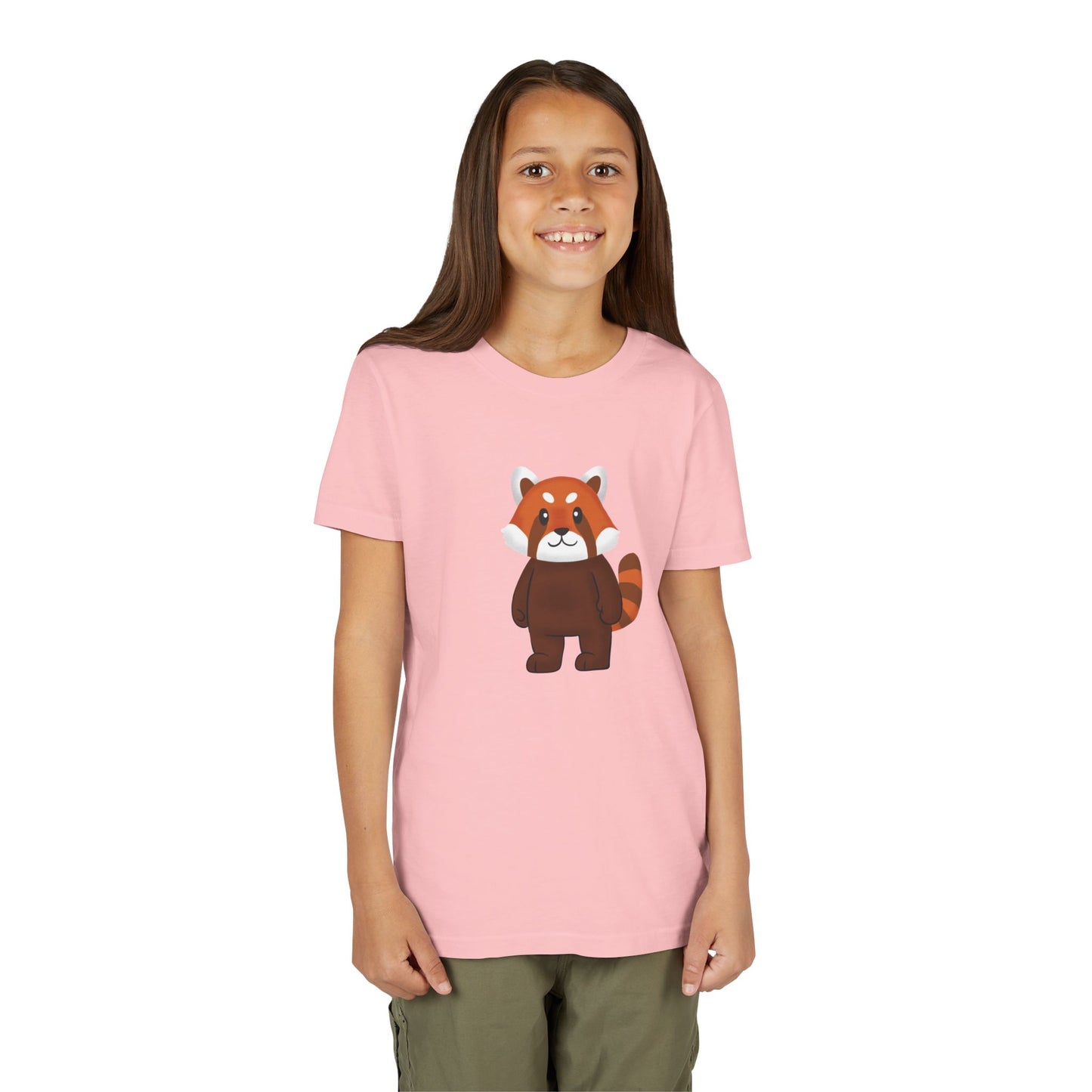 Red Panda Standing Youth Tee Shirt by Zoo Guide™