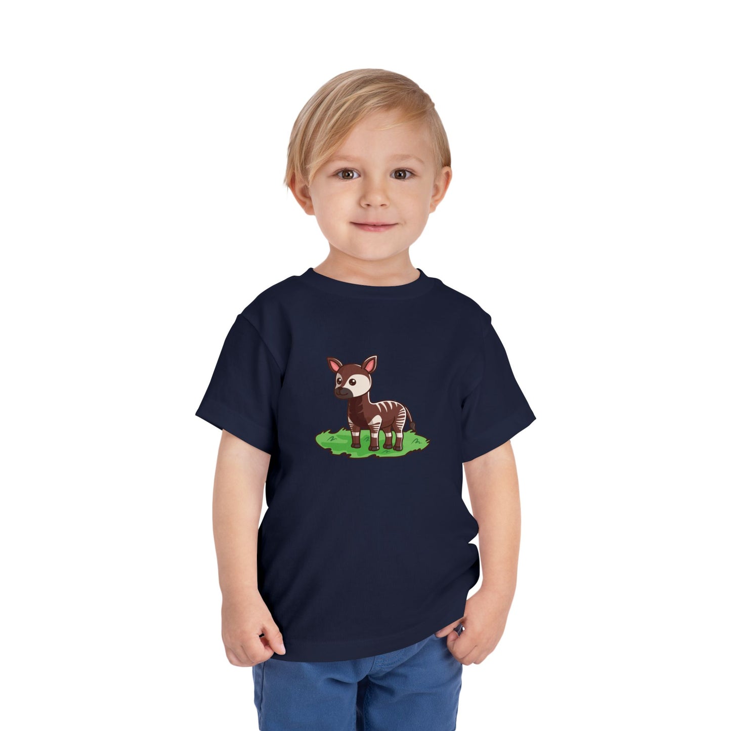 Okapi Kawaii Style Toddler Tee Shirt by Zoo Guide™
