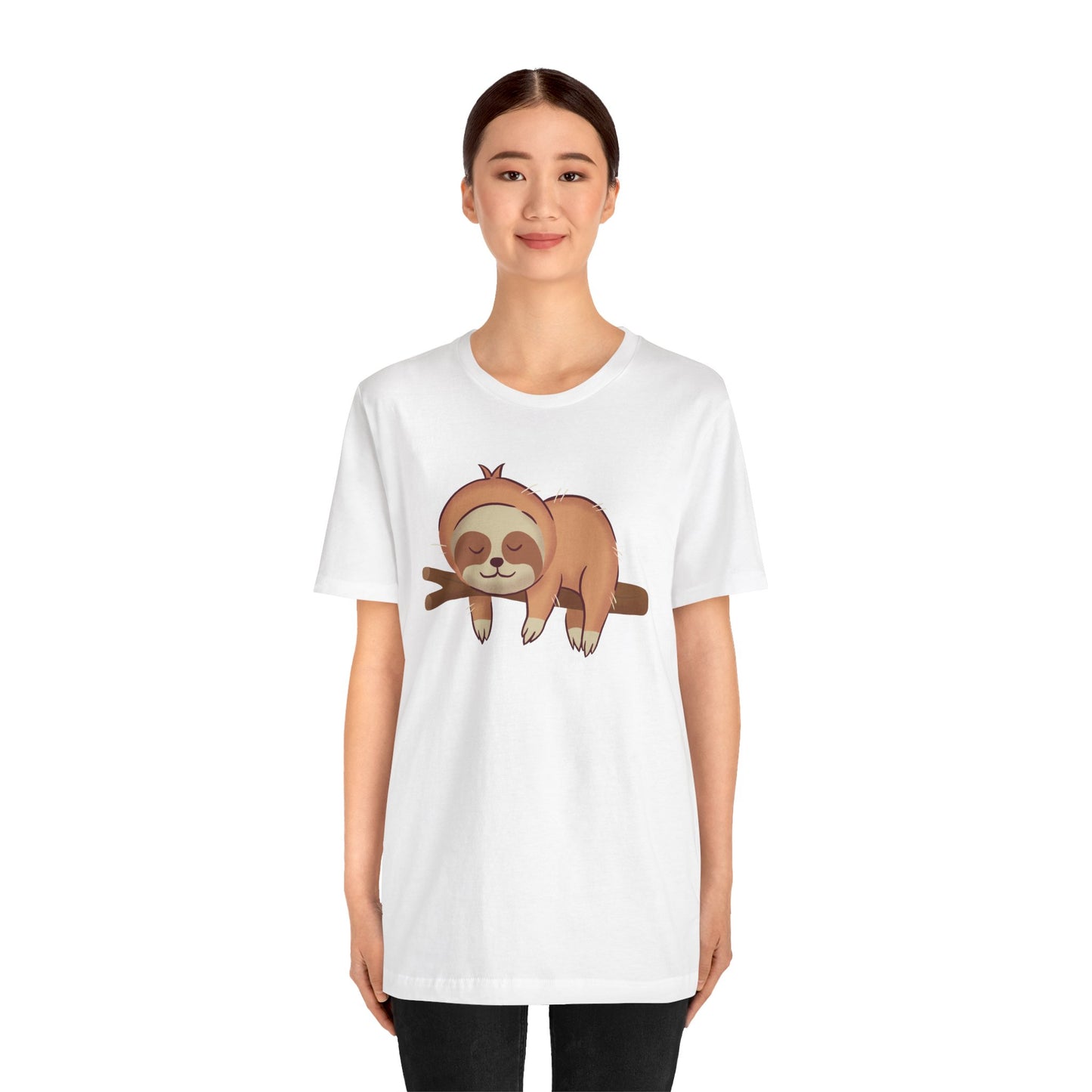 Sloth Sleepin' Adult Unisex Tee Shirt by Zoo Guide™