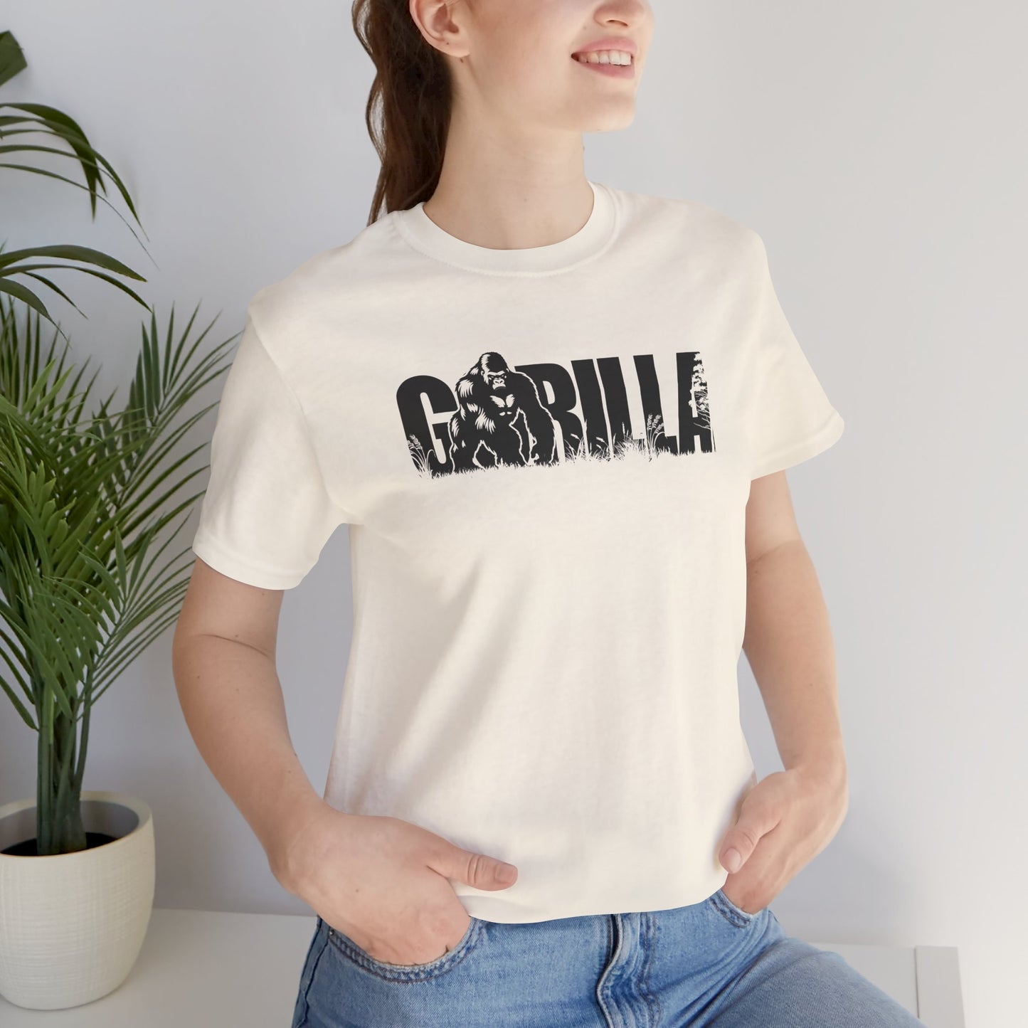 GORILLA Adult Unisex Tee Shirt by Zoo Guide™
