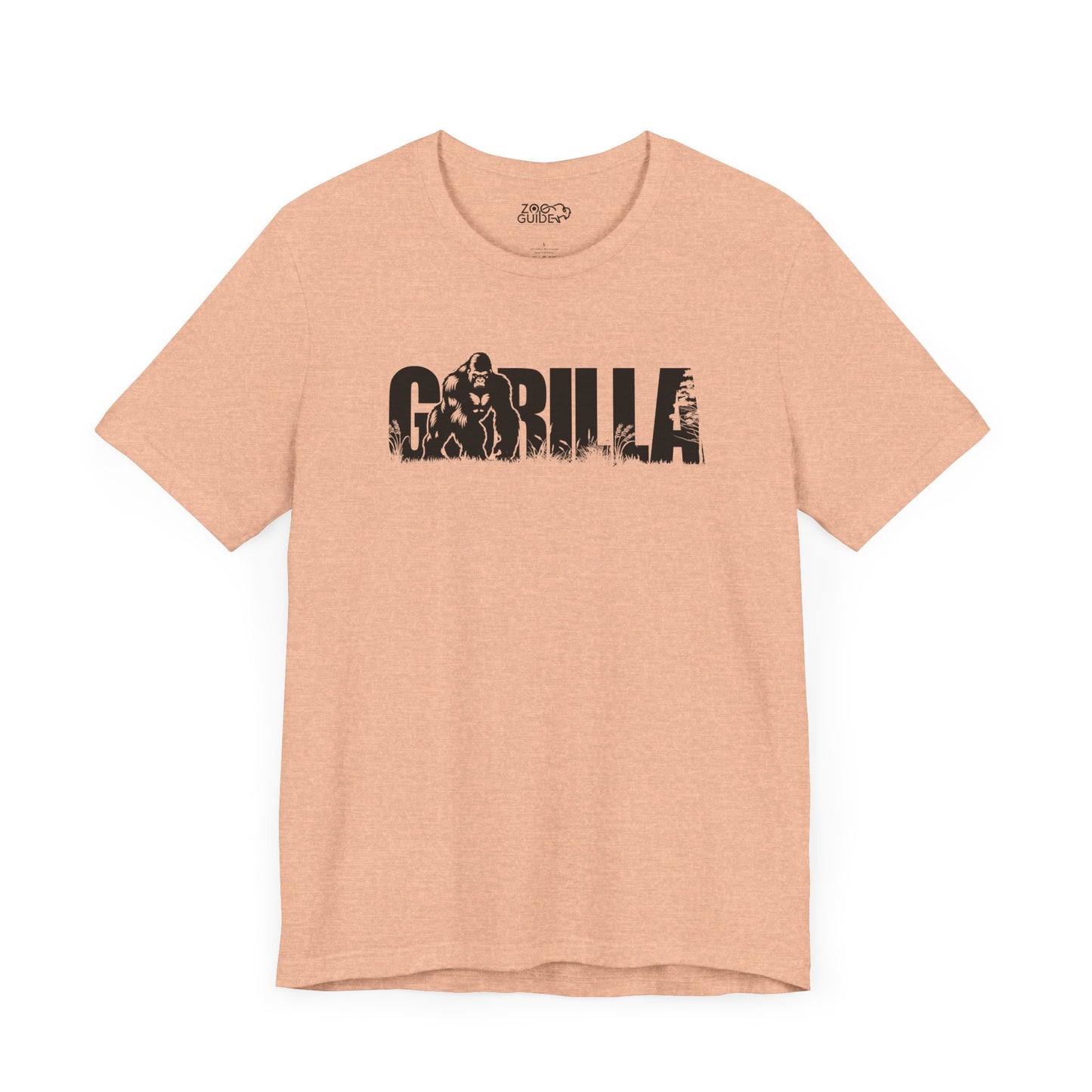 GORILLA Adult Unisex Tee Shirt by Zoo Guide™