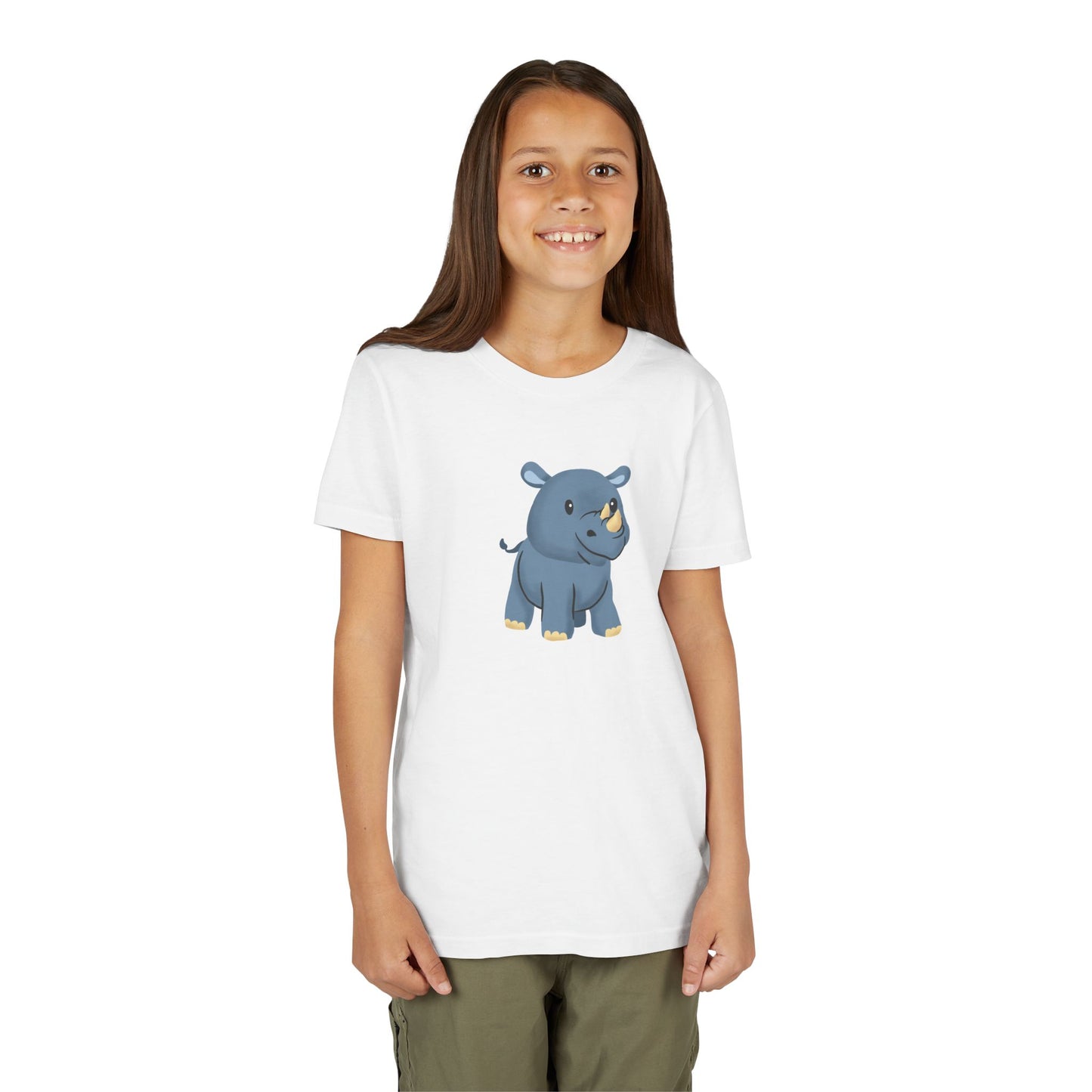 Rhino Youth Tee Shirt by Zoo Guide™